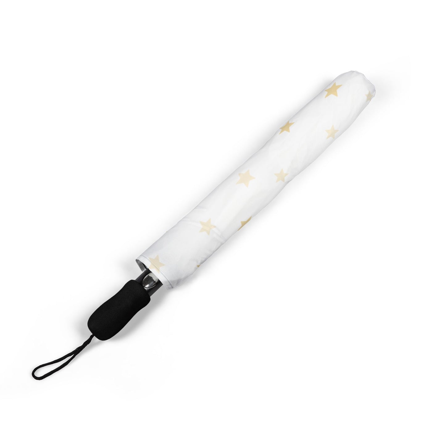 Cute Foldable Umbrella with Star Pattern, Compact Travel Umbrella, Stylish Rain Gear, Everyday Essentials, Perfect Gift for Any Occasion