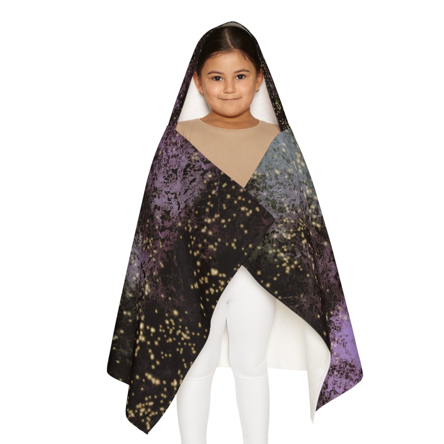 Deep Space Youth Hooded Towel - Rose