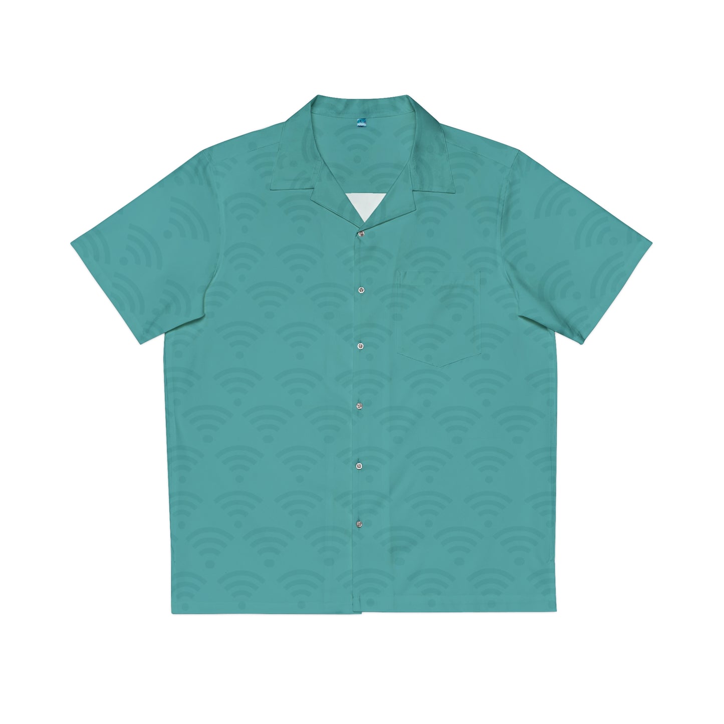 Men's Collared Shirt (AOP) - WiFi