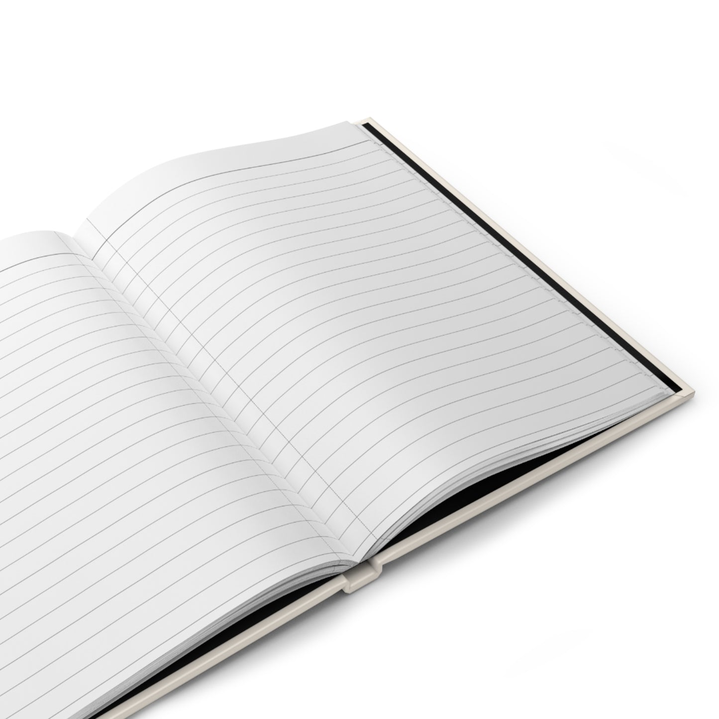 Minimalist Cream Hardcover Notebook Matte