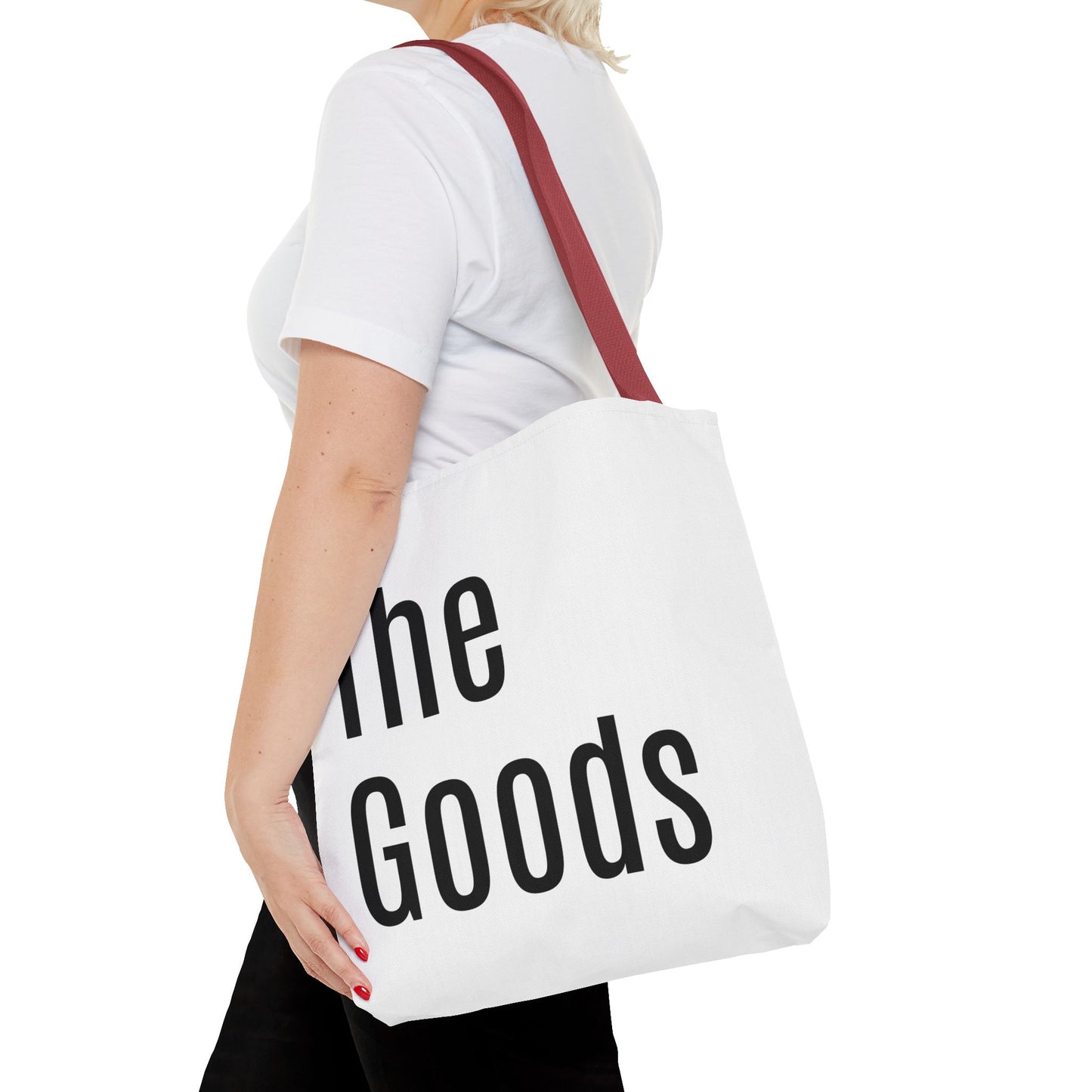 The Goods Versatile Tote Bag (AOP) - White