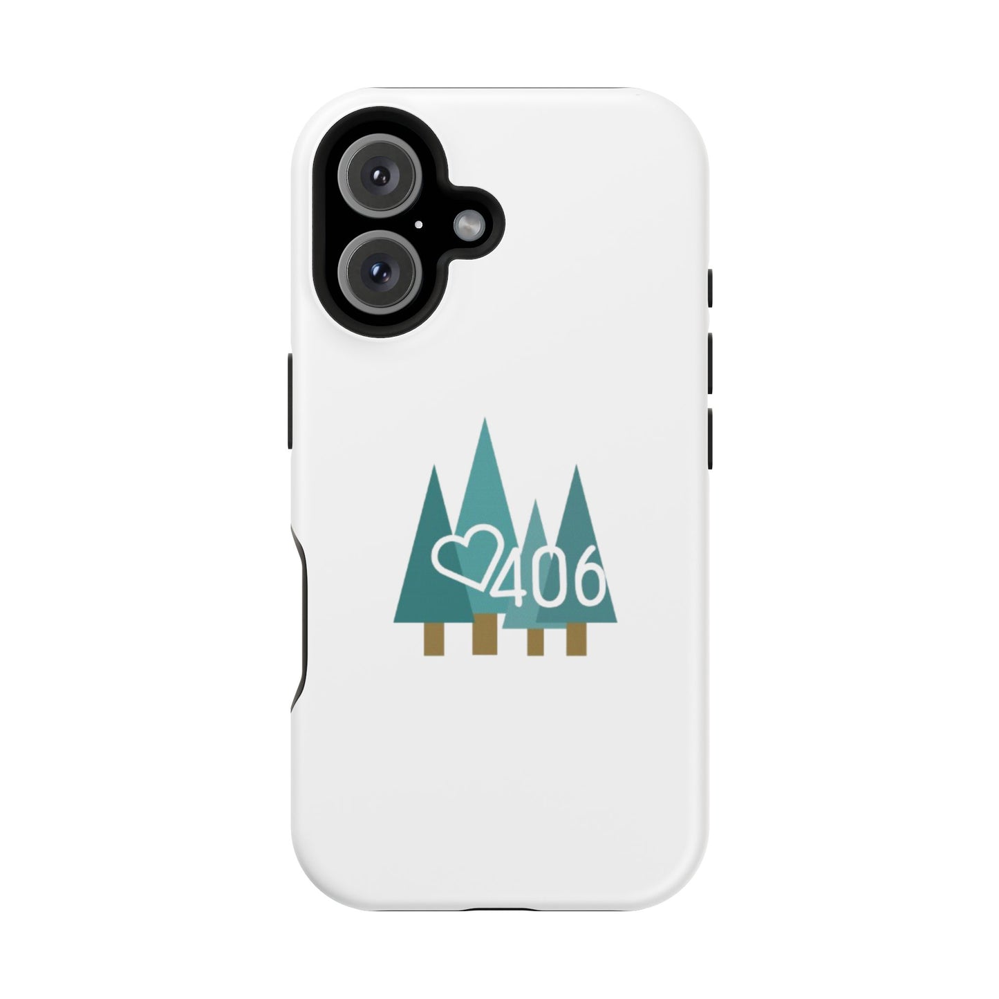 ITS406 Design Phone Case - Magnetic Tough - White Pines