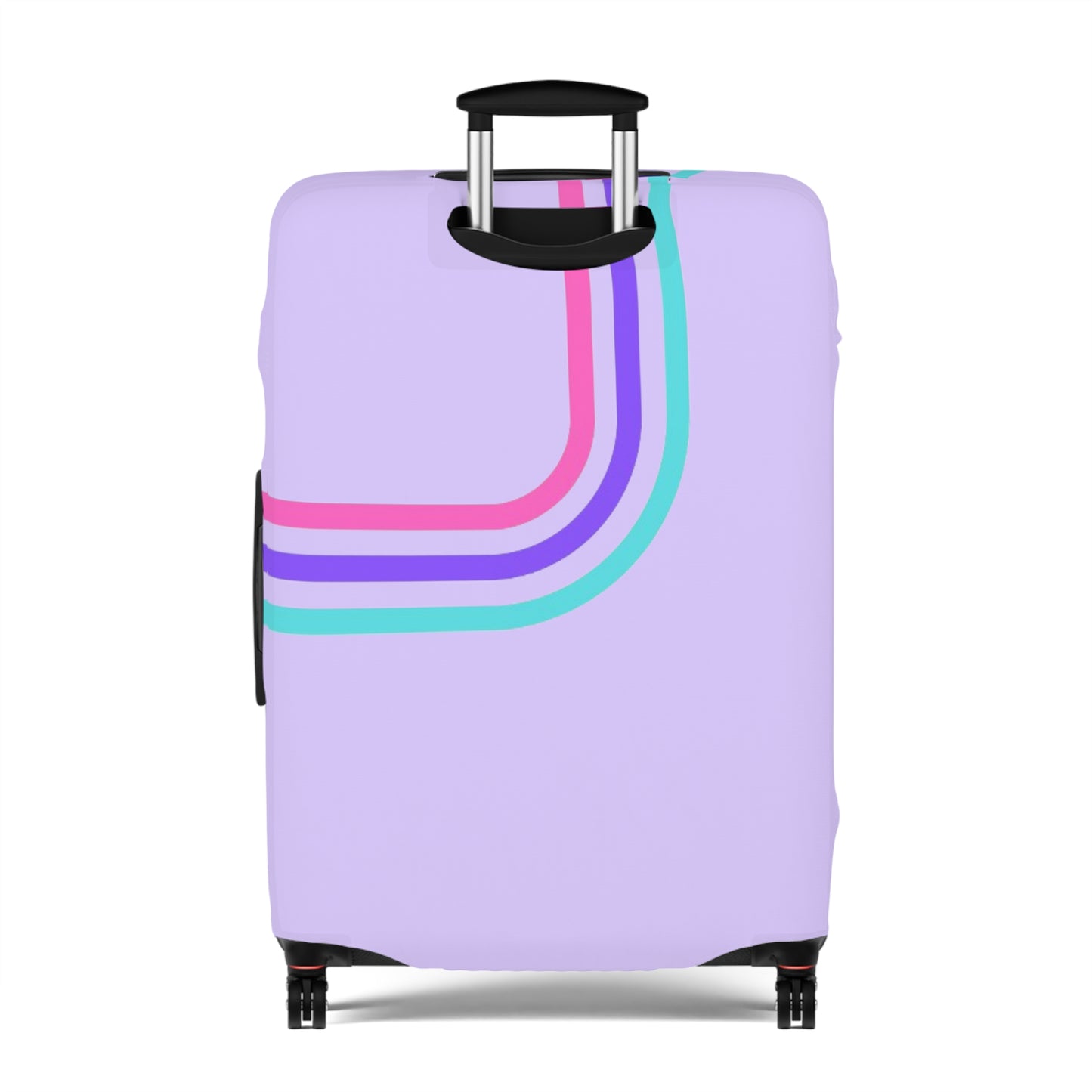 90's Inspired Luggage Cover - Perfectly Multicolor