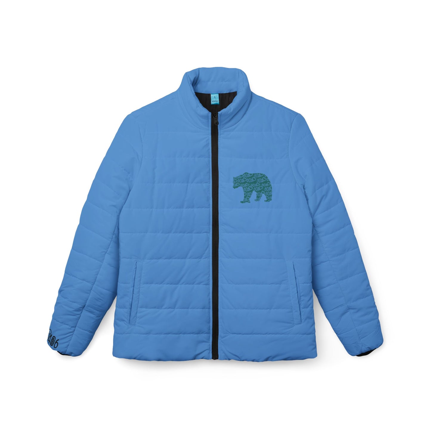 406 Women's Big Sky Blue Puffer Jacket - ITS406 Bear