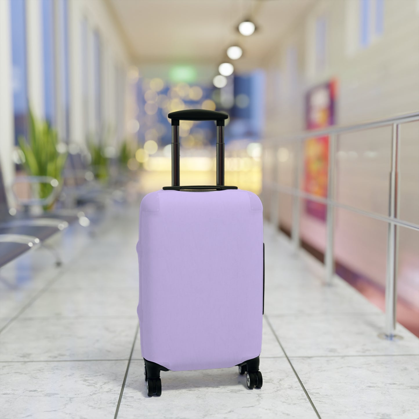 90's Inspired Luggage Cover - Perfectly Purple