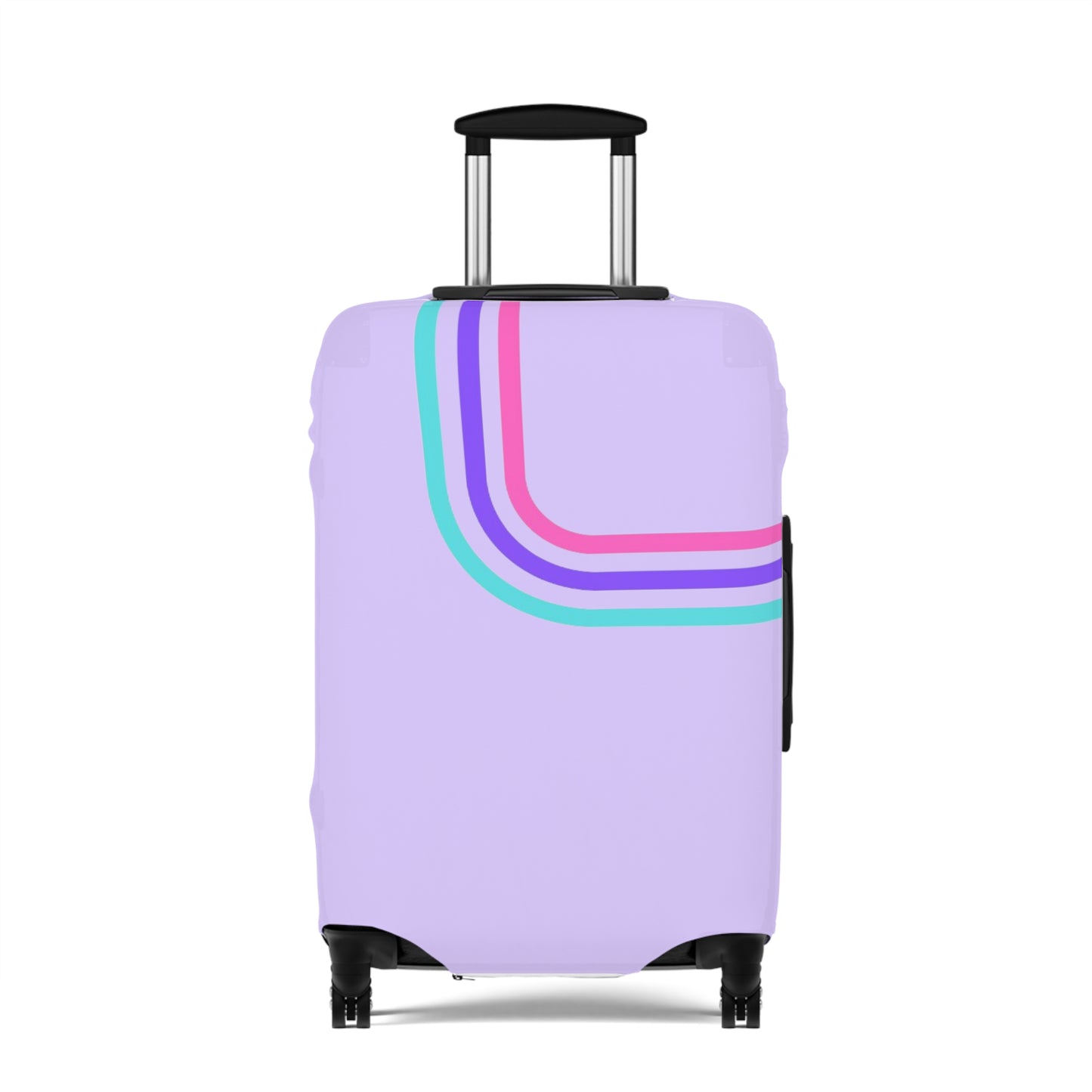 90's Inspired Luggage Cover - Perfectly Multicolor