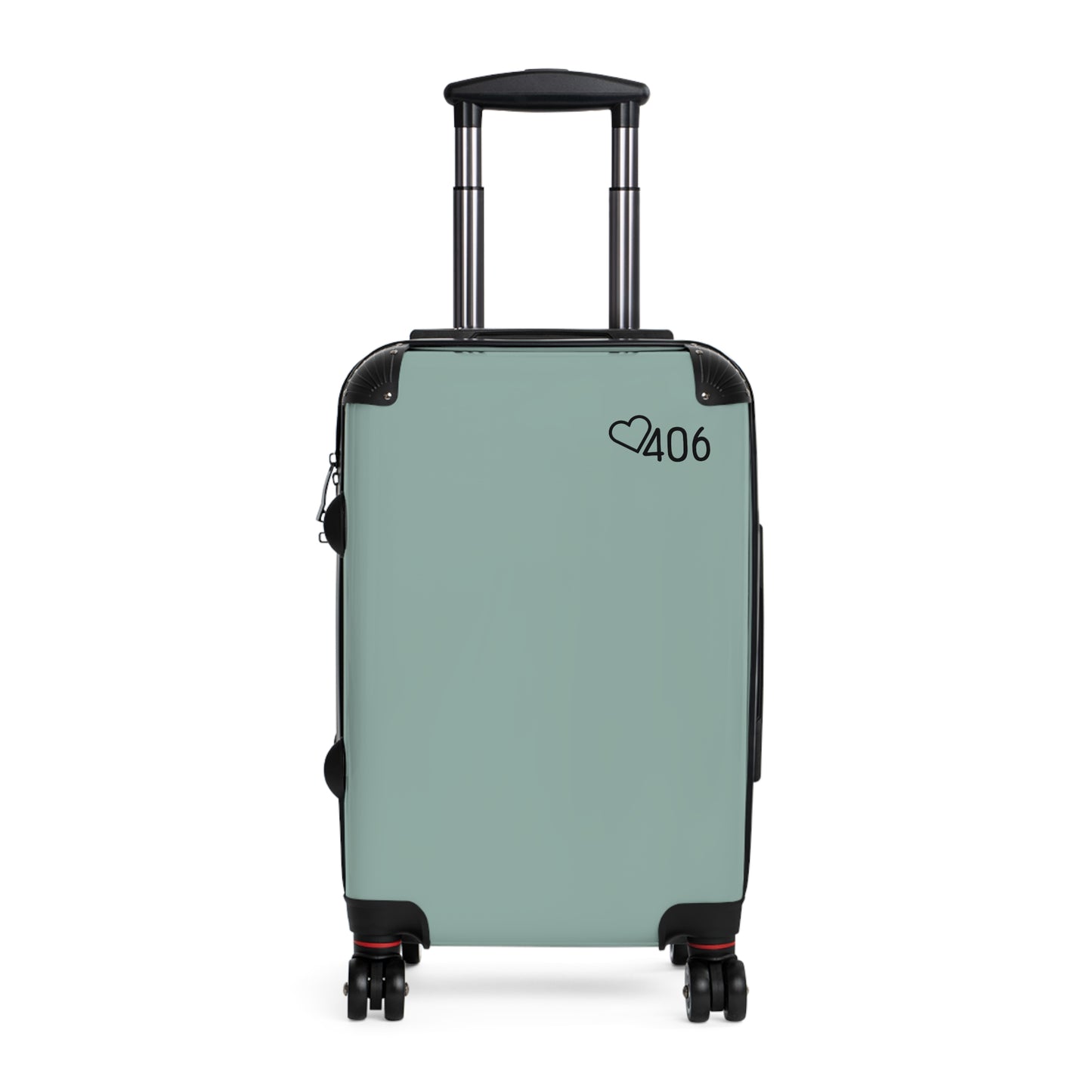 406 Luggage Bison Mountain Green Suitcase