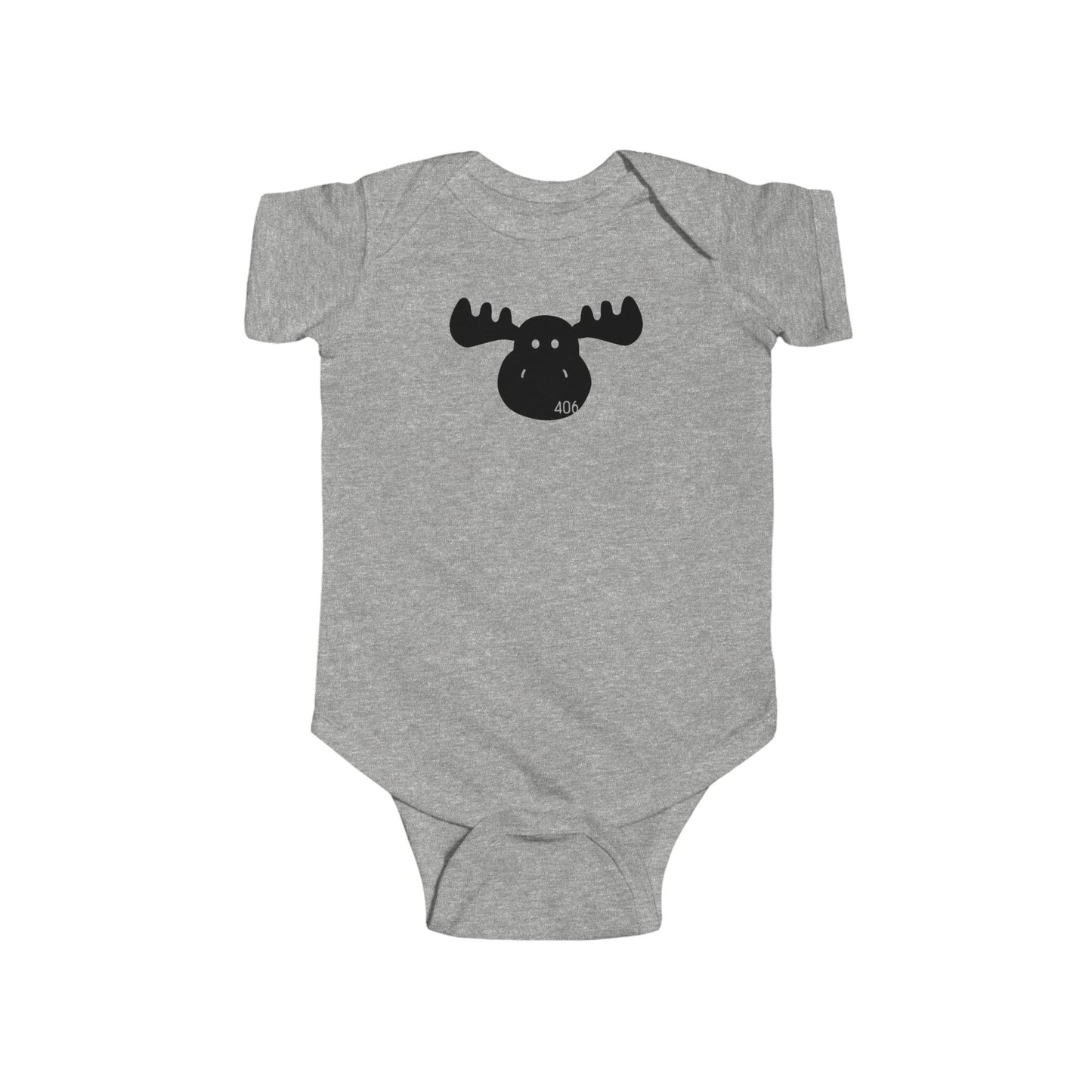 406 Baby Onesie - Montana Moose