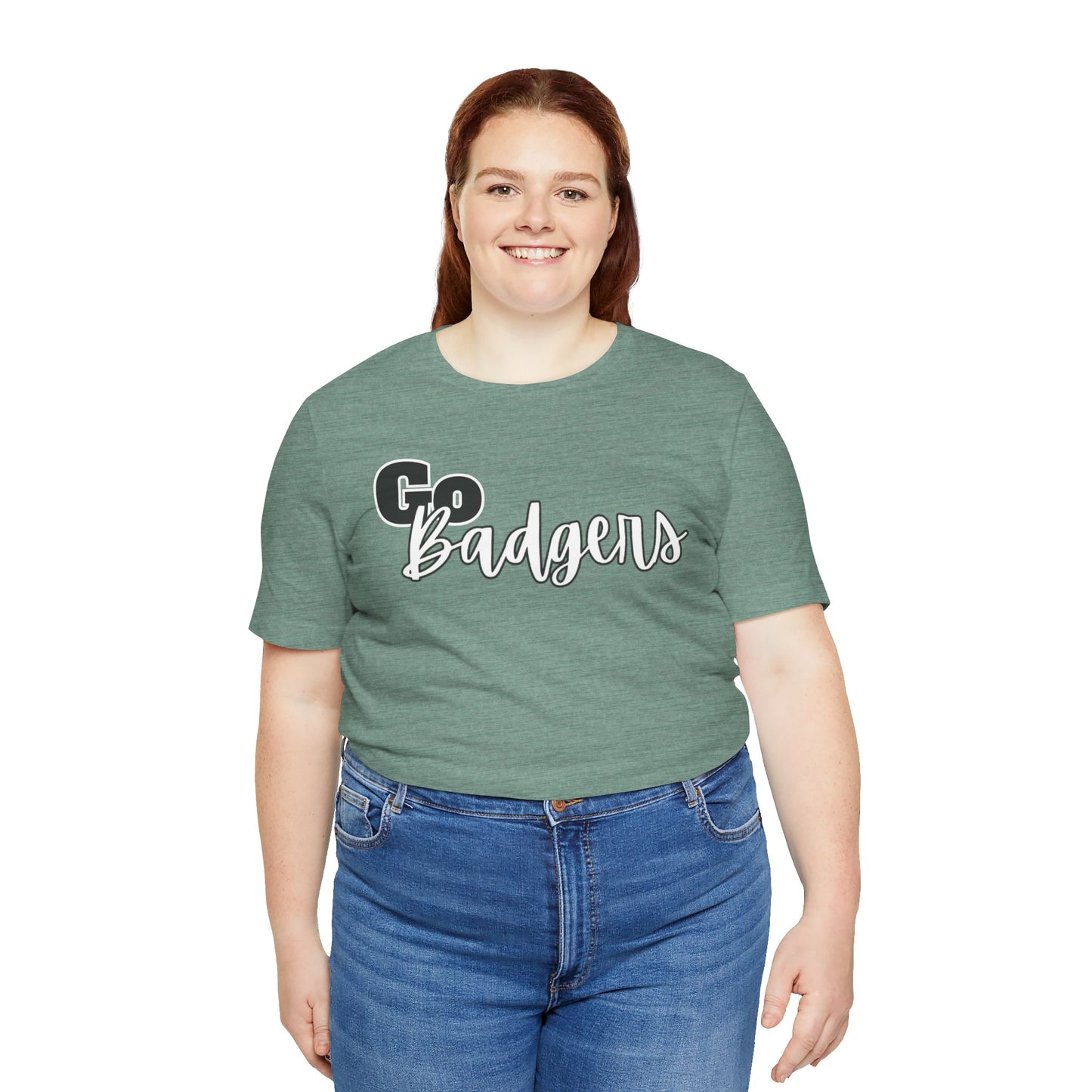 Generic Team Tee - Jersey Short Sleeve -Go Badgers