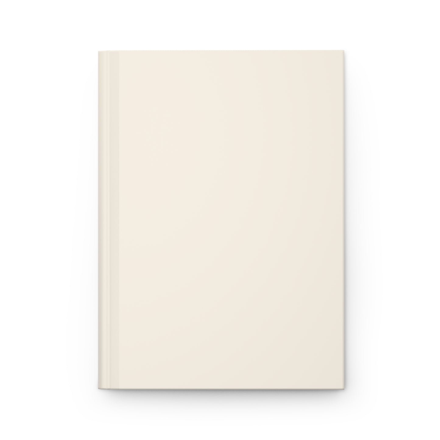 Minimalist Cream Hardcover Notebook Matte