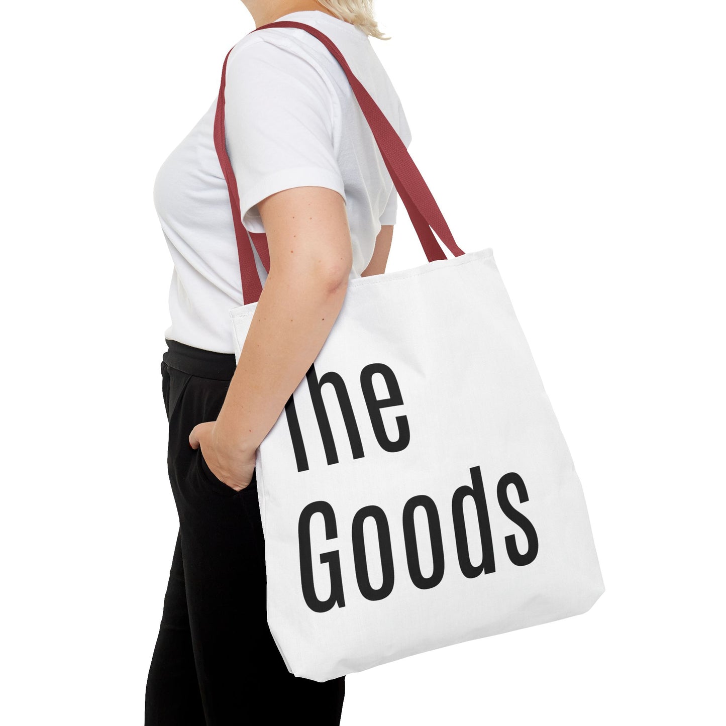The Goods Versatile Tote Bag (AOP) - White