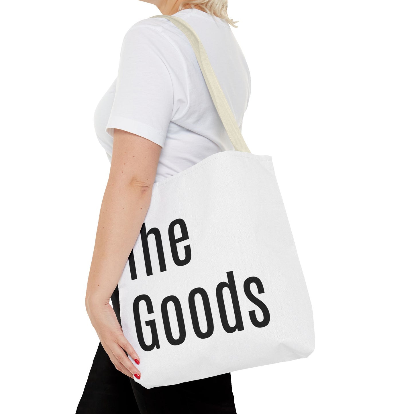 The Goods Versatile Tote Bag (AOP) - White