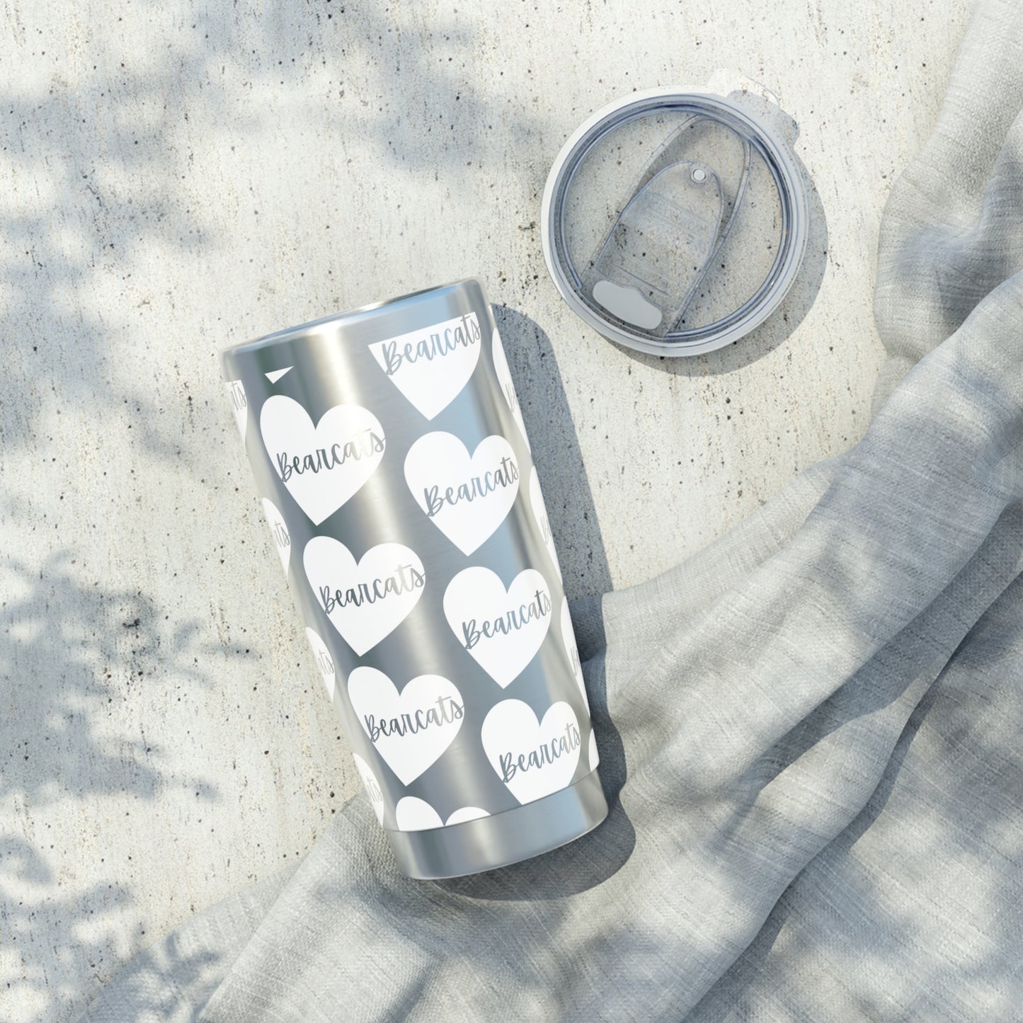 Generic Team Vagabond 20oz Steel Tumbler - Bearcats Heart