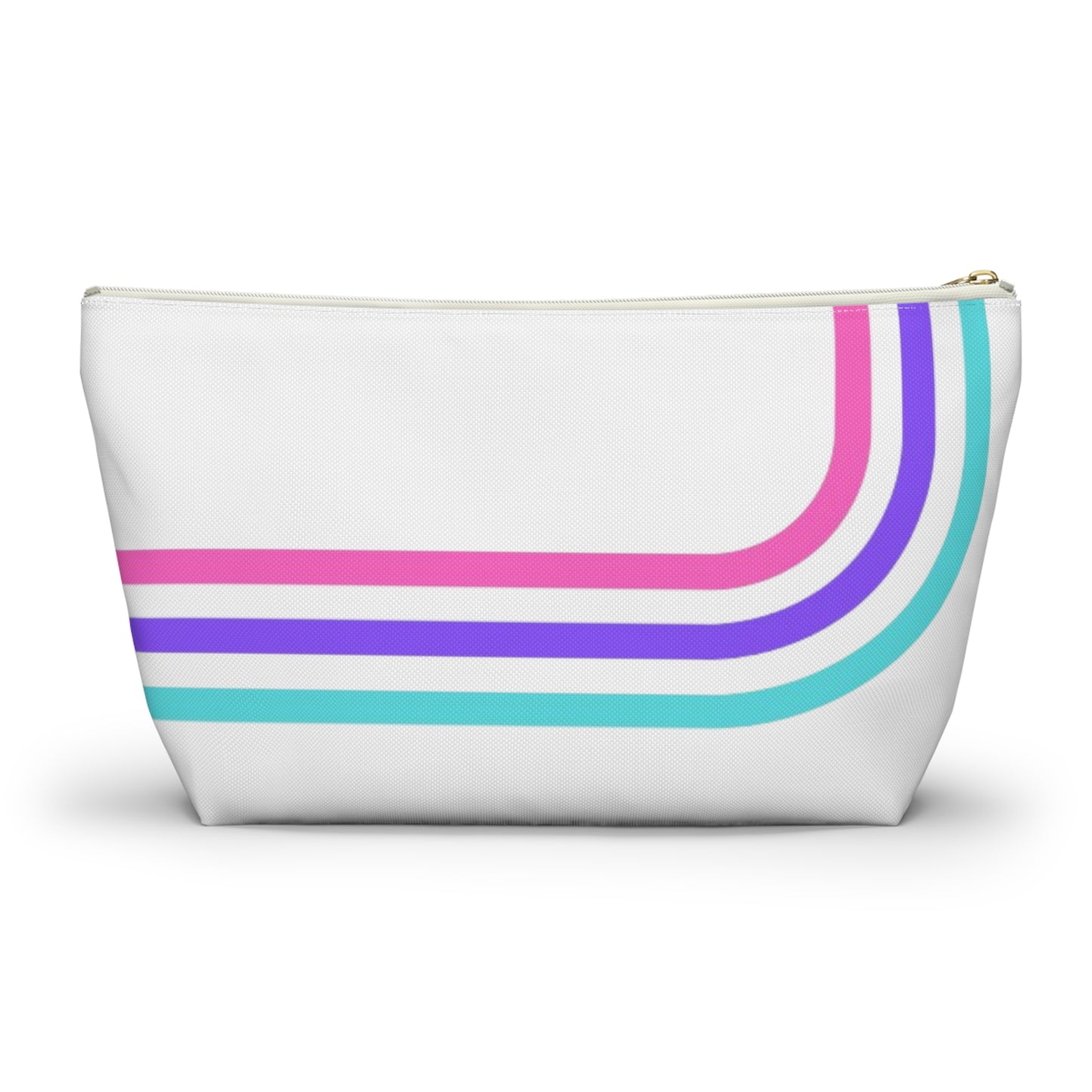 90's Inspired Mix & Match Accessory Pouch w T-bottom - Lines