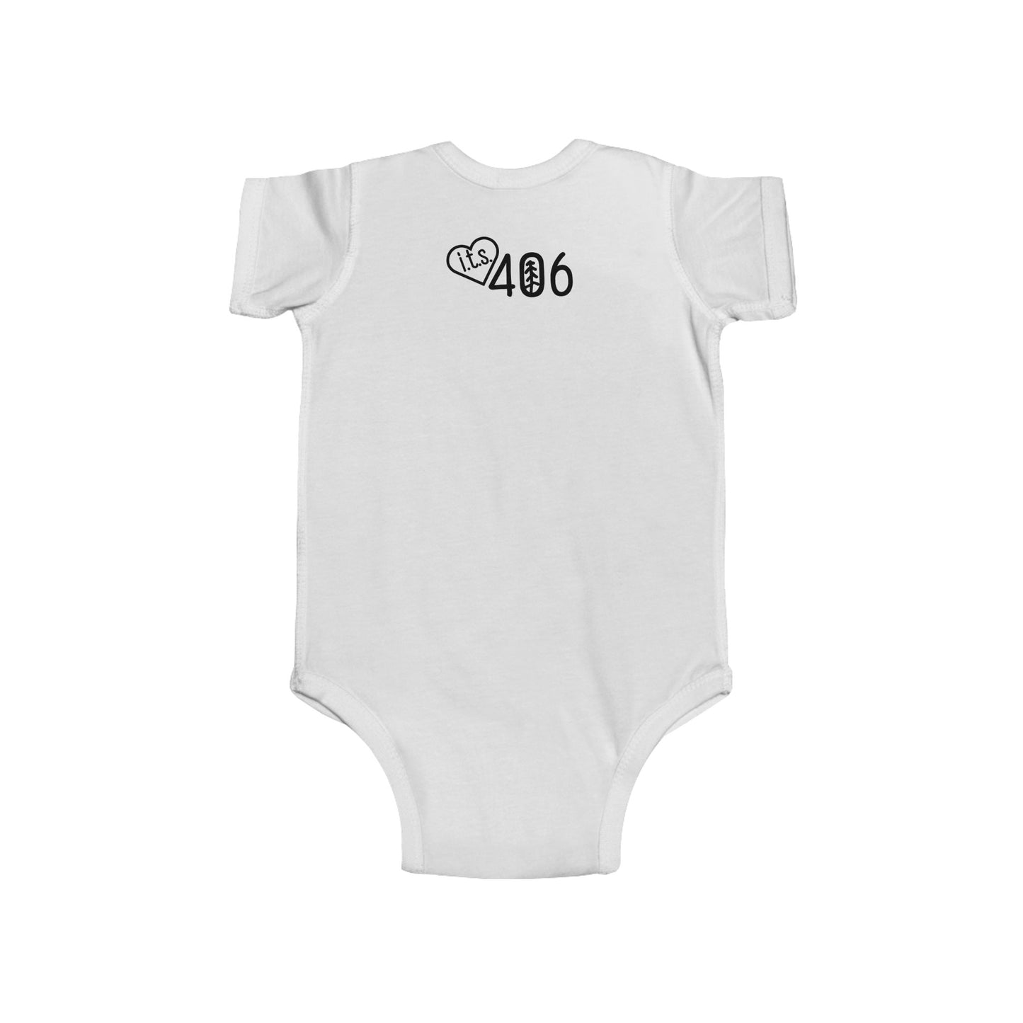 406 Baby Onesie - Montana Moose