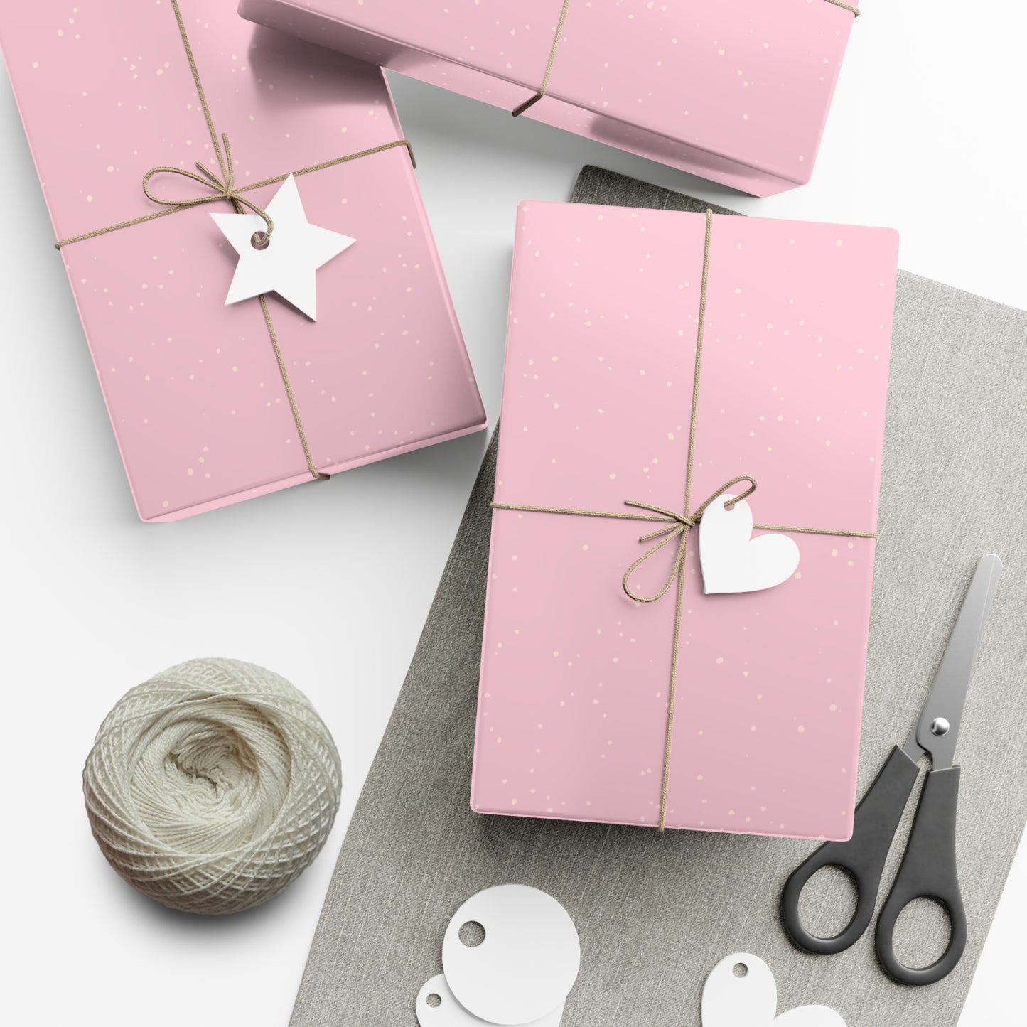 Gift Wrap Papers - Speckles Pink