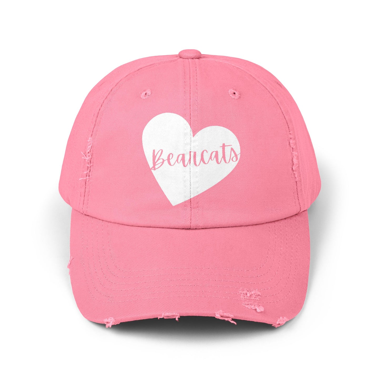 Generic Team Unisex Distressed Cap - Bearcats Heart