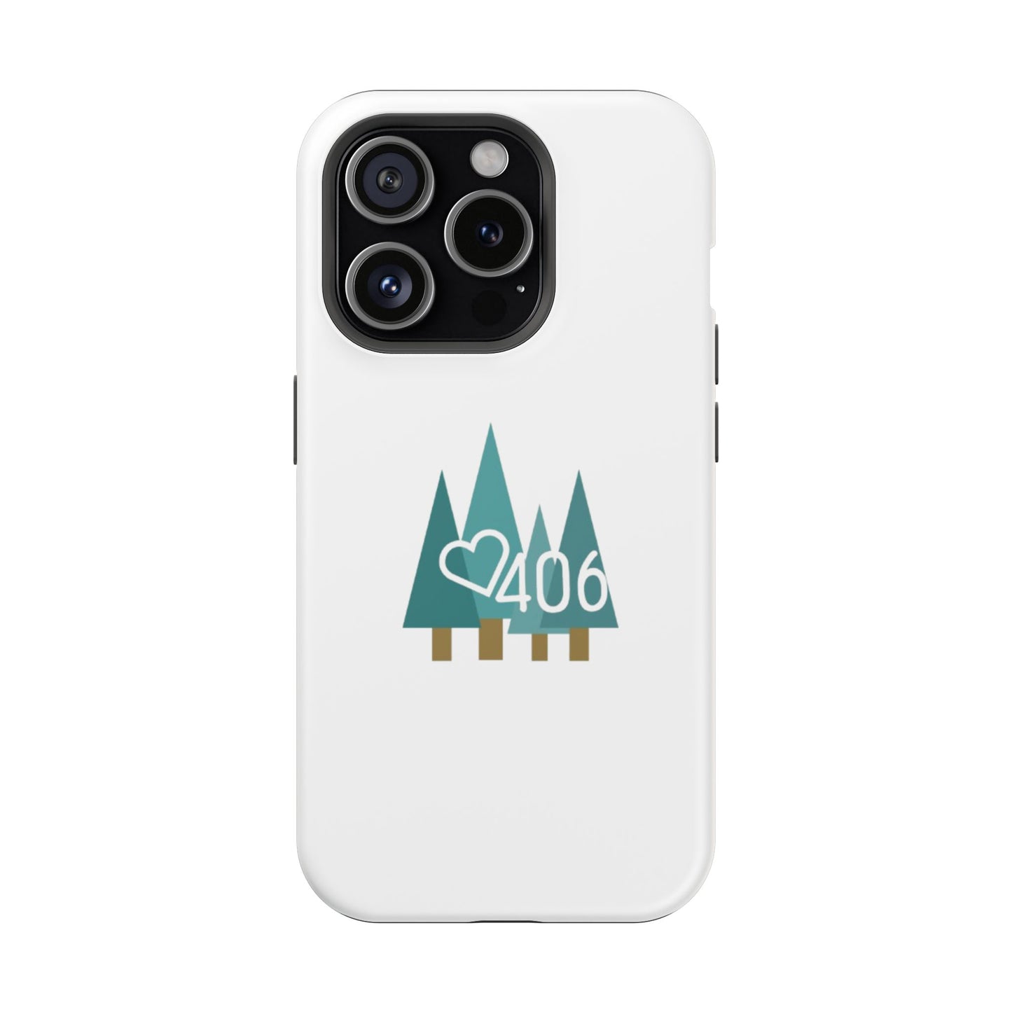 ITS406 Design Phone Case - Magnetic Tough - White Pines