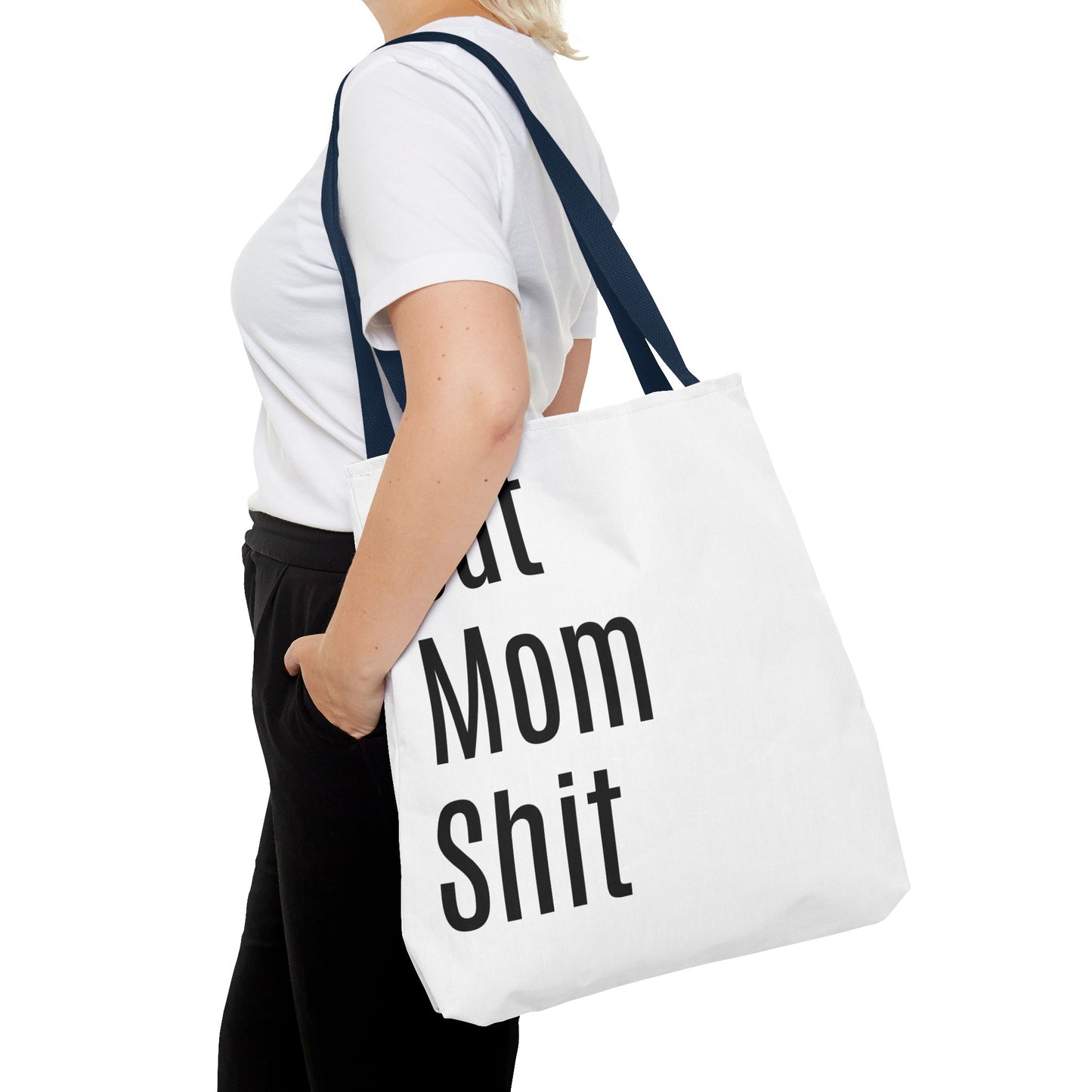 Cat Mom Versatile Tote Bag (AOP) - White