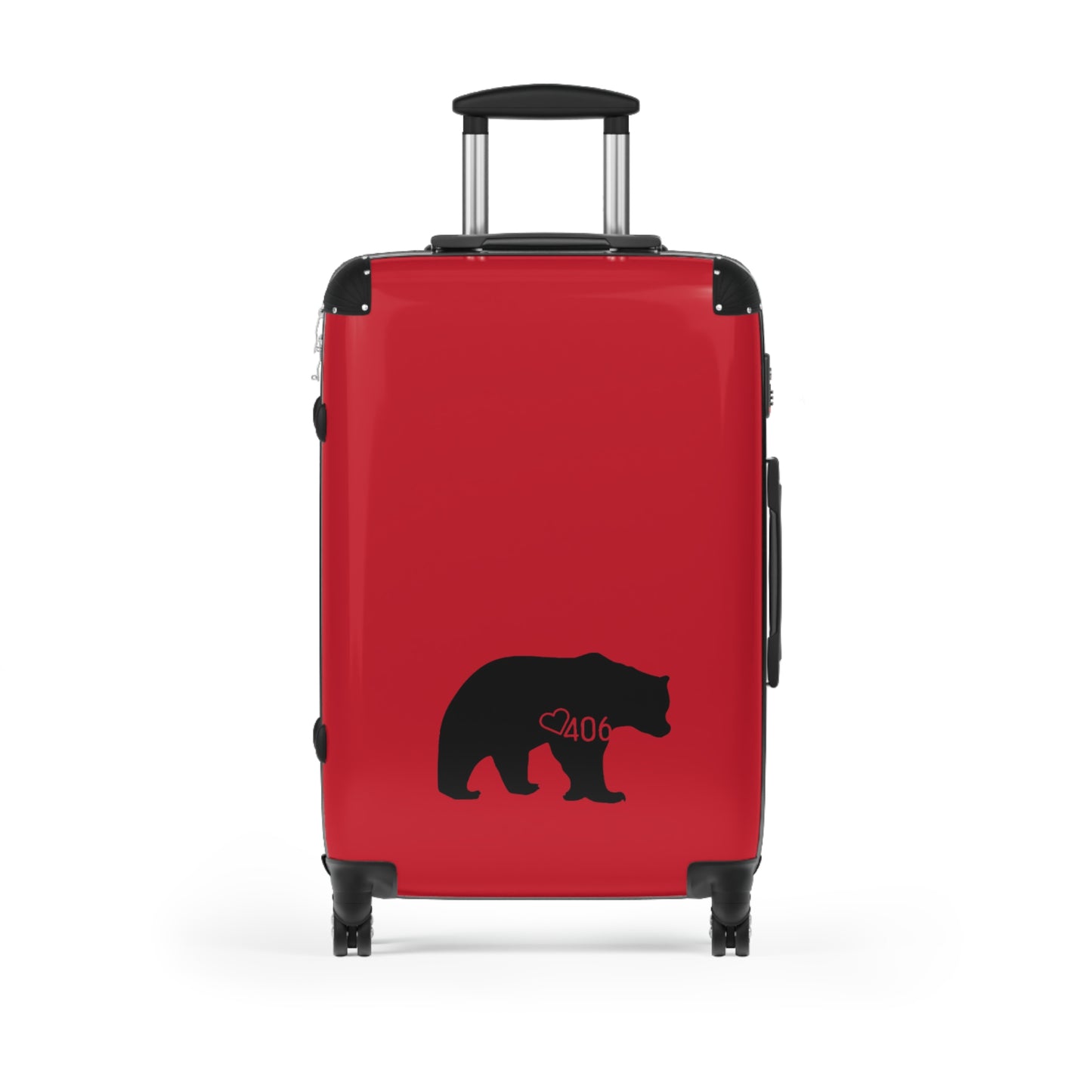 ITS406 Design Bear Suitcase - Rouge