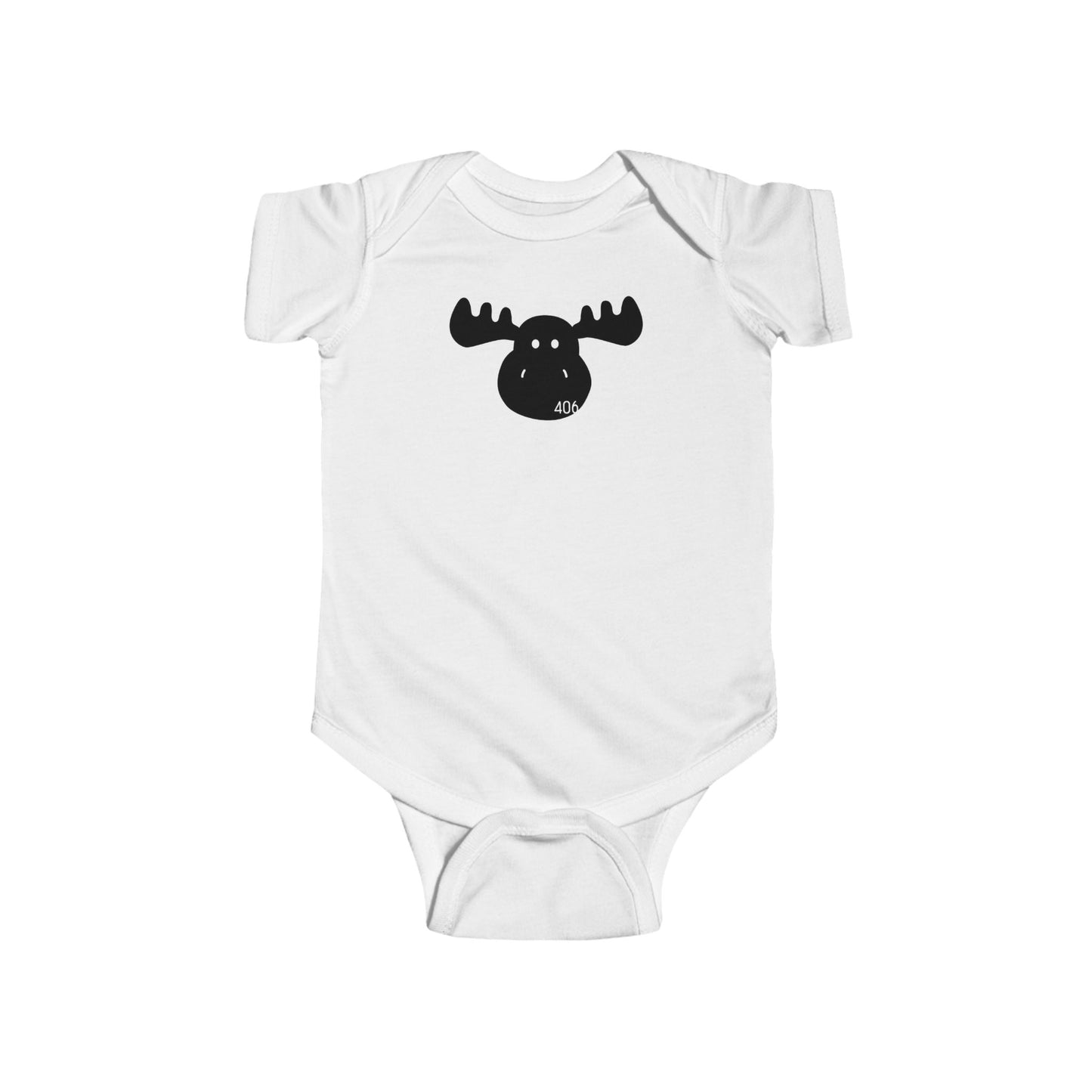 406 Baby Onesie - Montana Moose