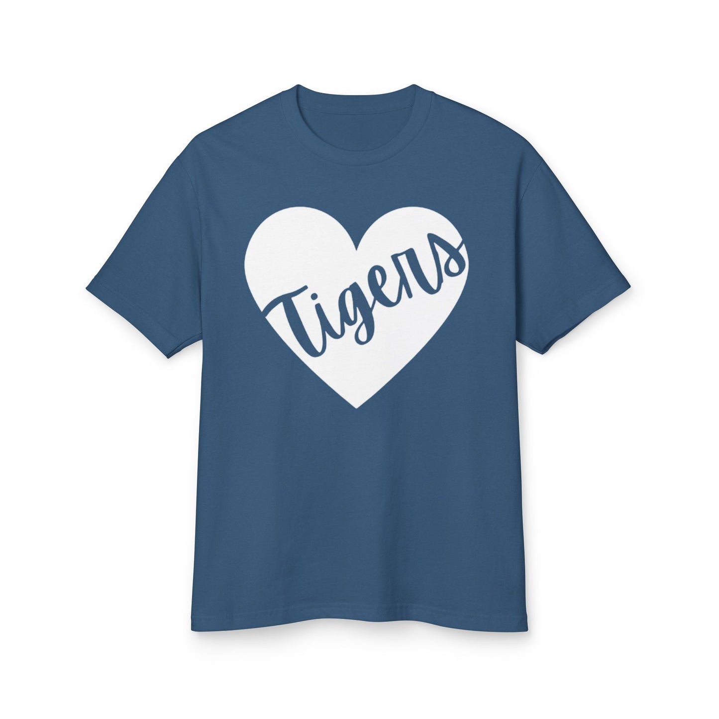 Generic Team Cotton Tee Mid-Length Short Sleeves - Tigers