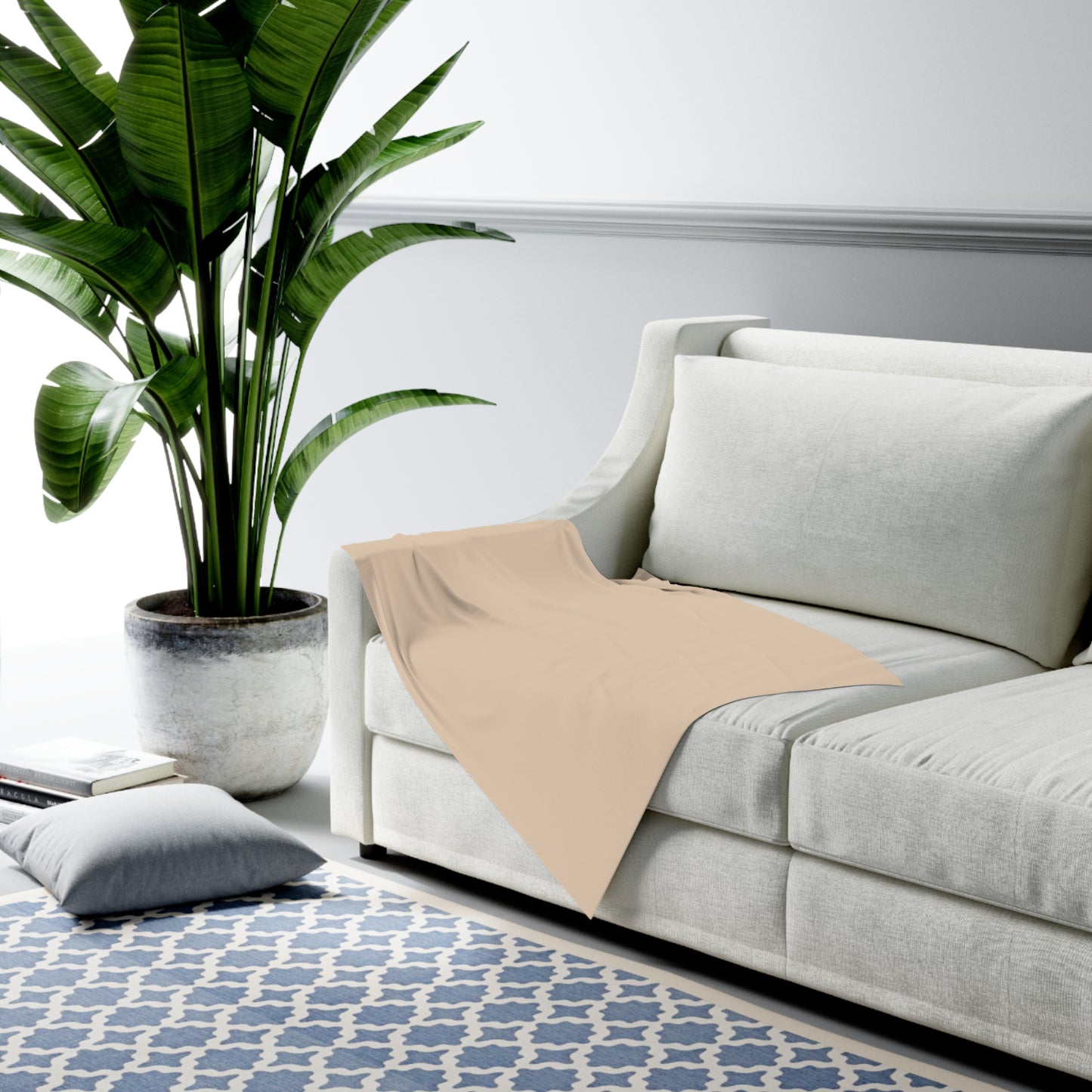 Baby Swaddle Blanket - Chocolate Blush