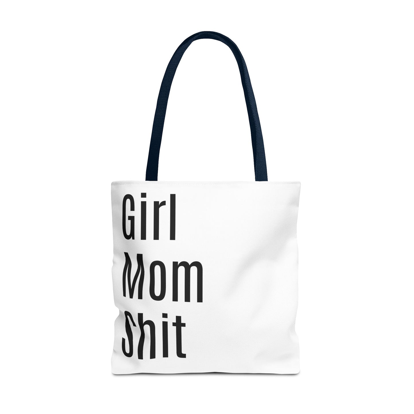 Girl Mom Versatile Tote Bag (AOP) - White