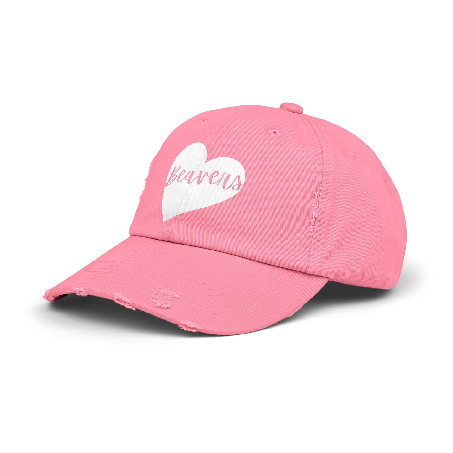 Generic Team Unisex Distressed Cap - Beavers Heart