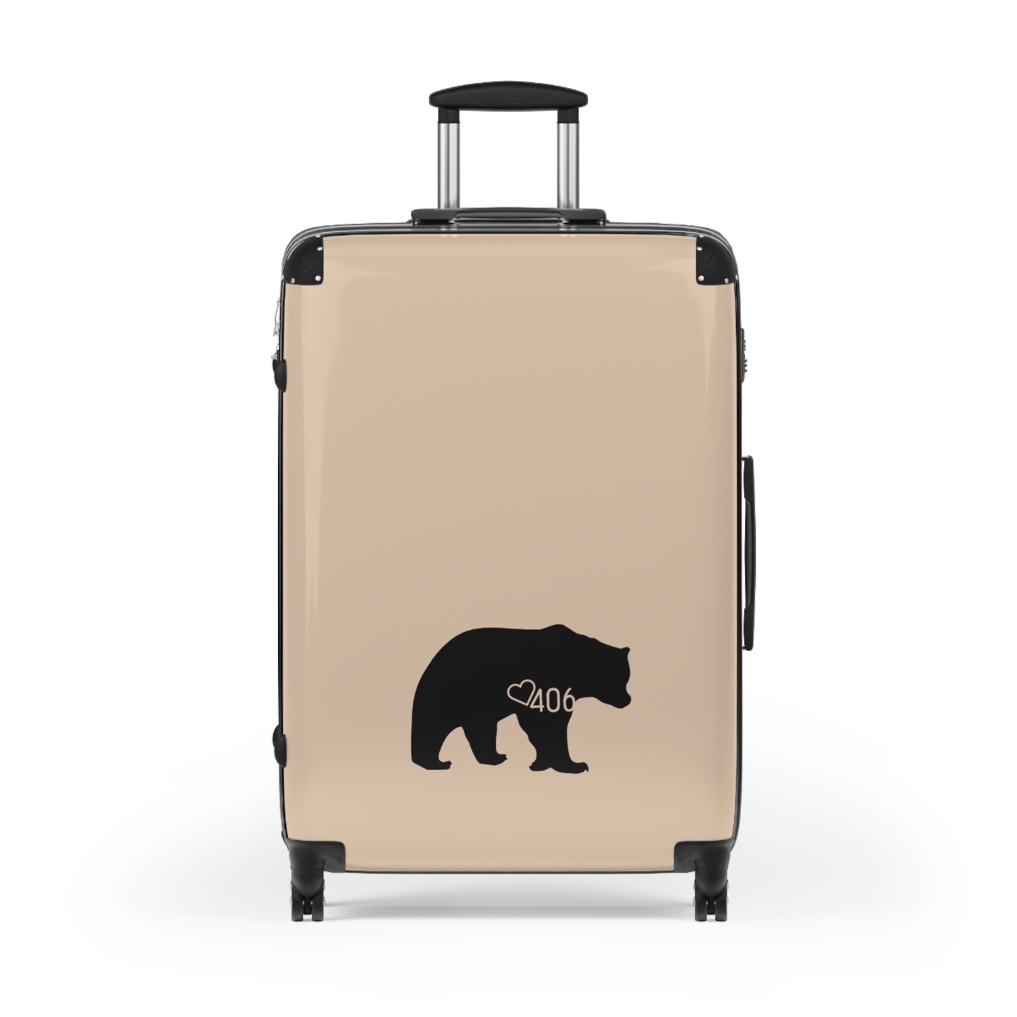 406 Luggage Pebble Suitcase - Bear