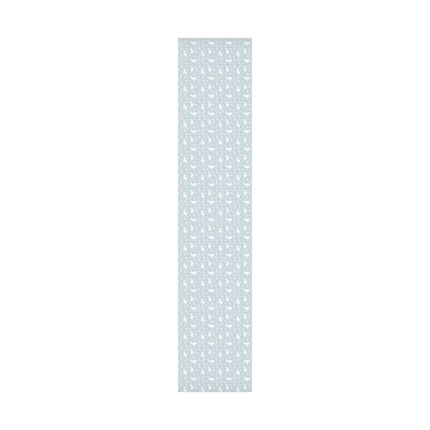 Gift Wrap Papers - Ice Blue White Deer
