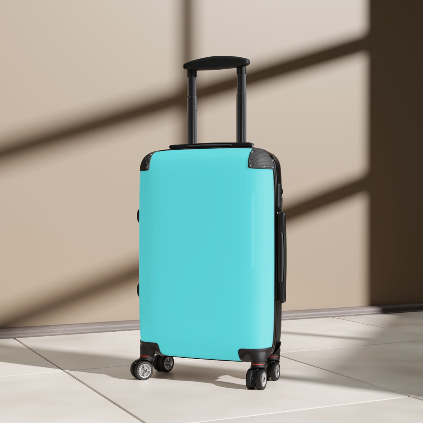 90's Inspired Mix & Match Suitcase - Windbreaker Teal