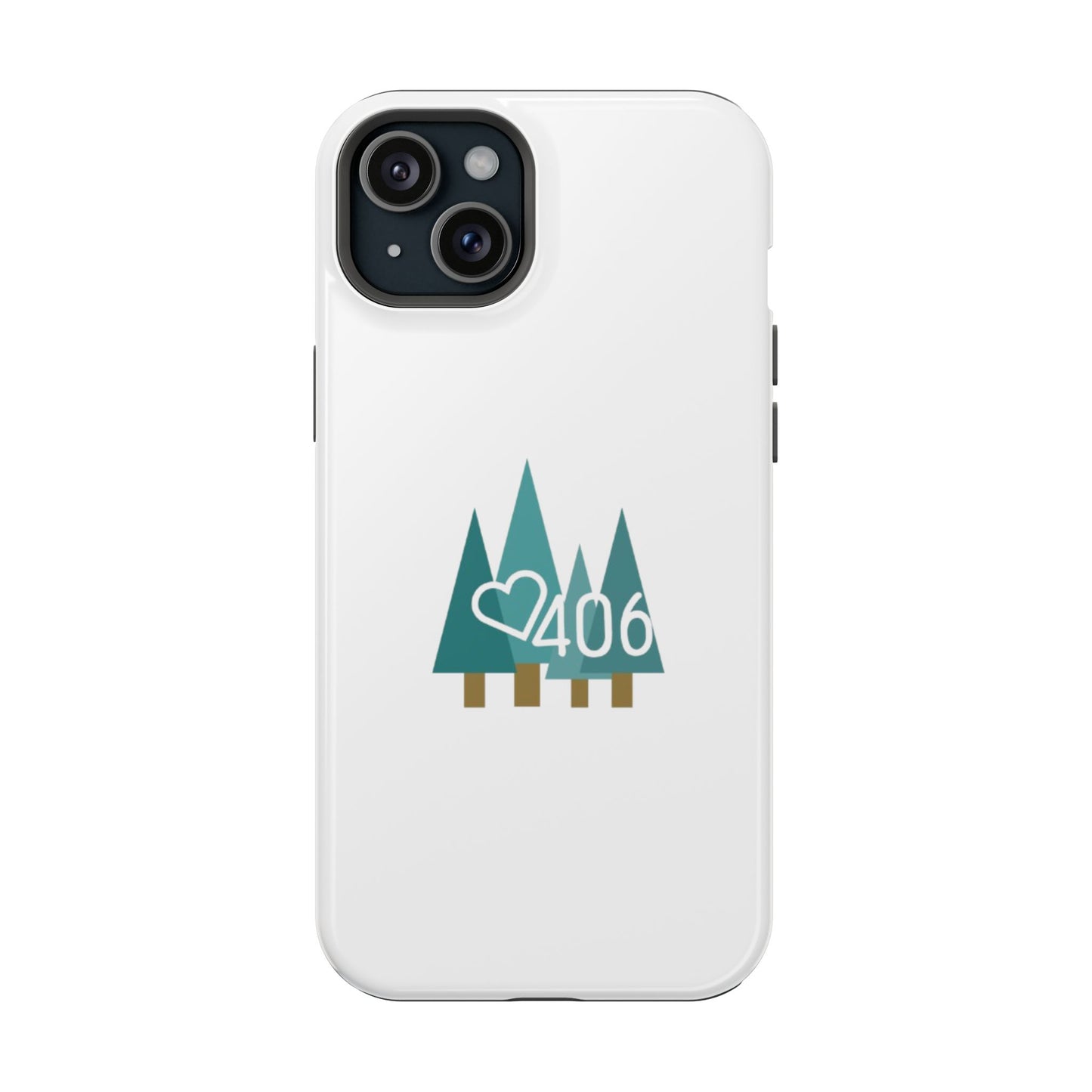 ITS406 Design Phone Case - Magnetic Tough - White Pines