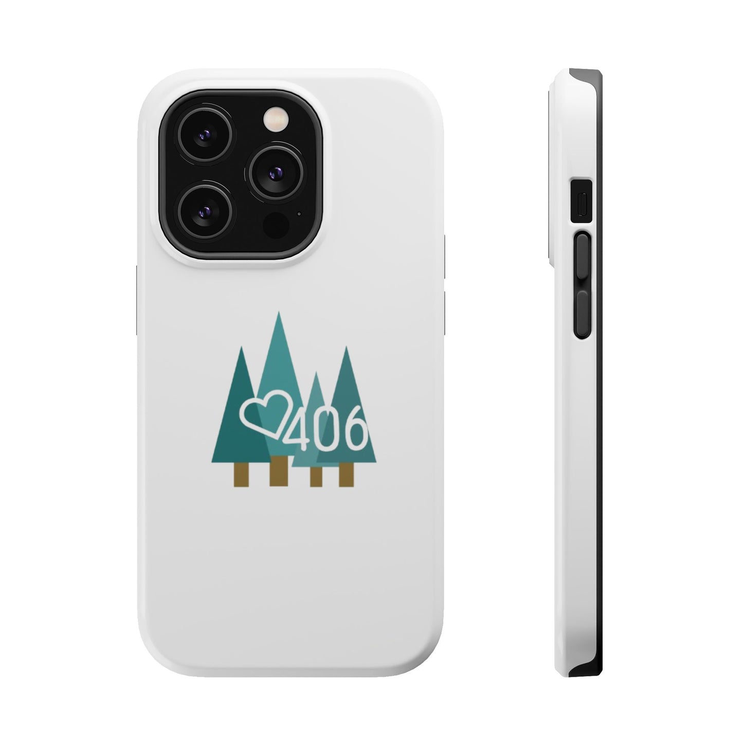 ITS406 Design Phone Case - Magnetic Tough - White Pines