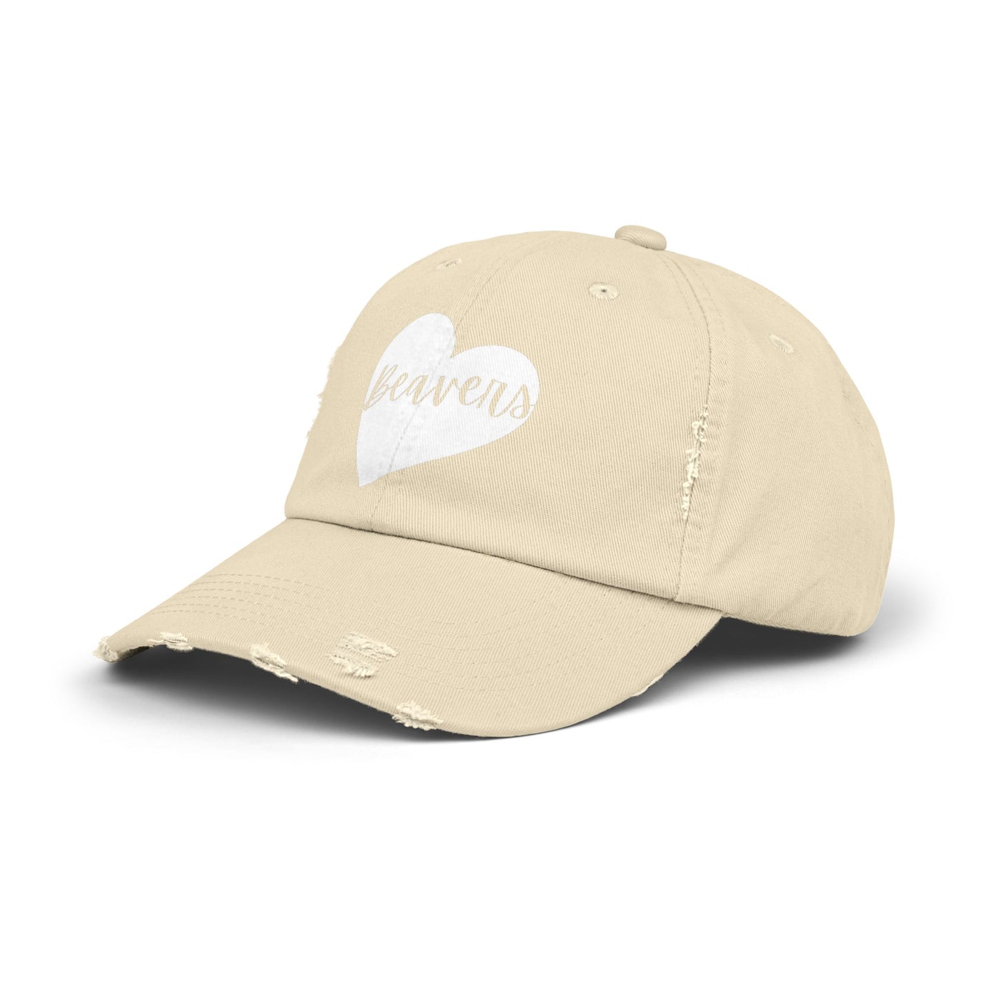 Generic Team Unisex Distressed Cap - Beavers Heart