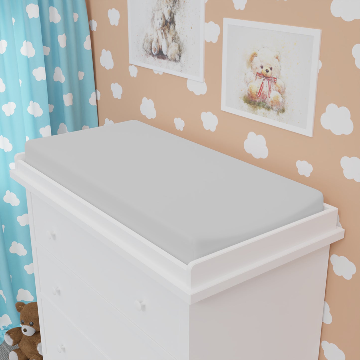 Baby Changing Pad Cover - Ice