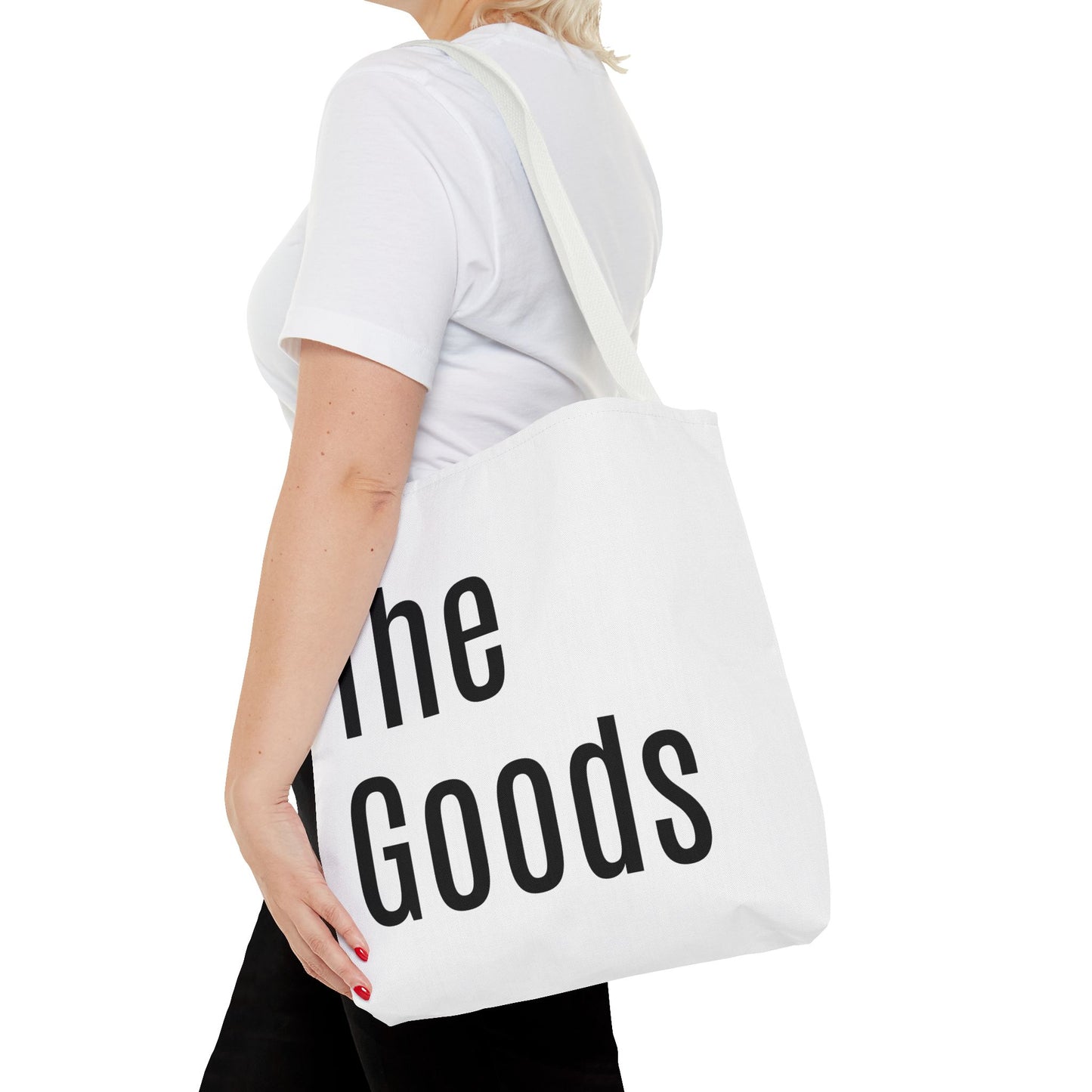The Goods Versatile Tote Bag (AOP) - White