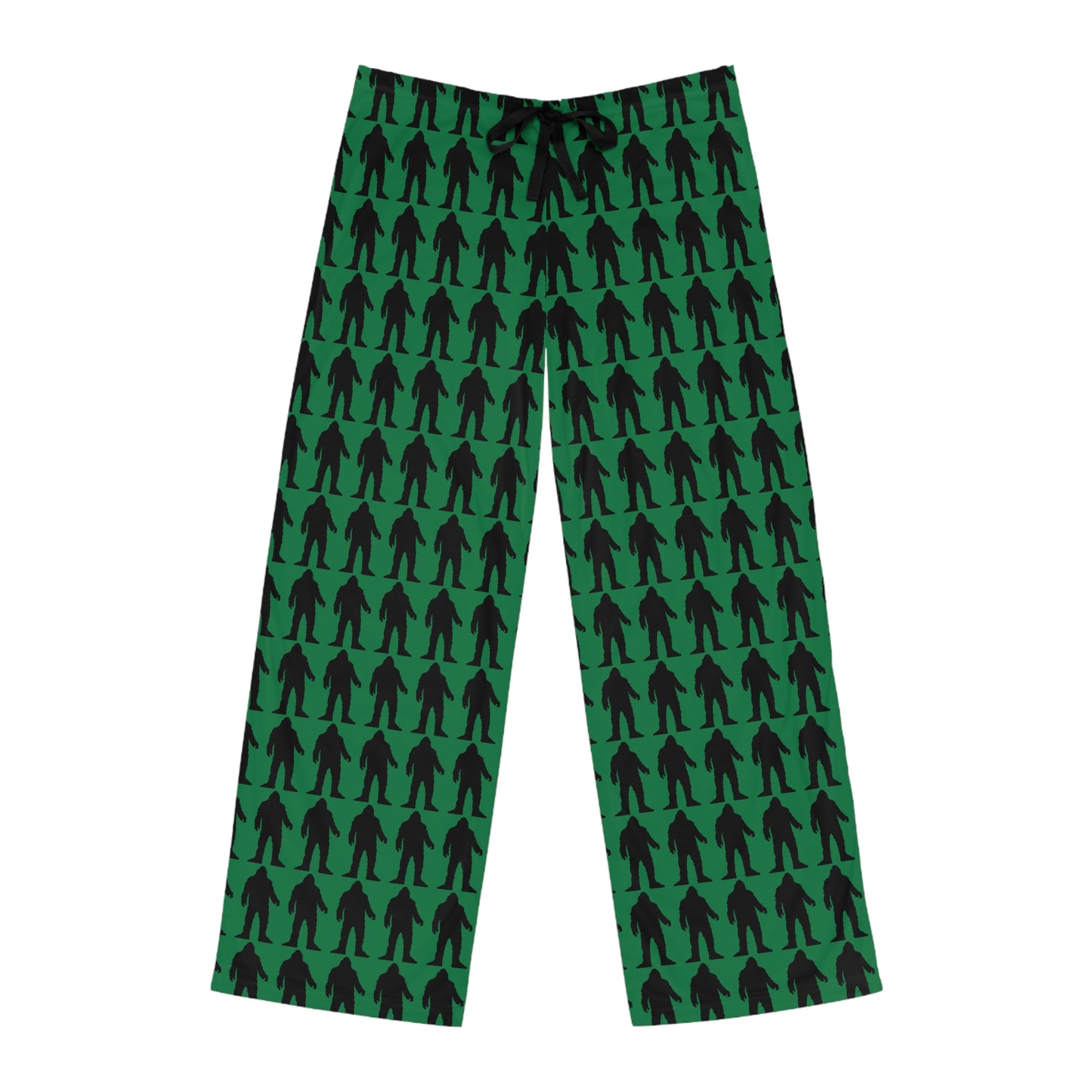Men's Pajama Pants (AOP) - Bigfoot Silhouette