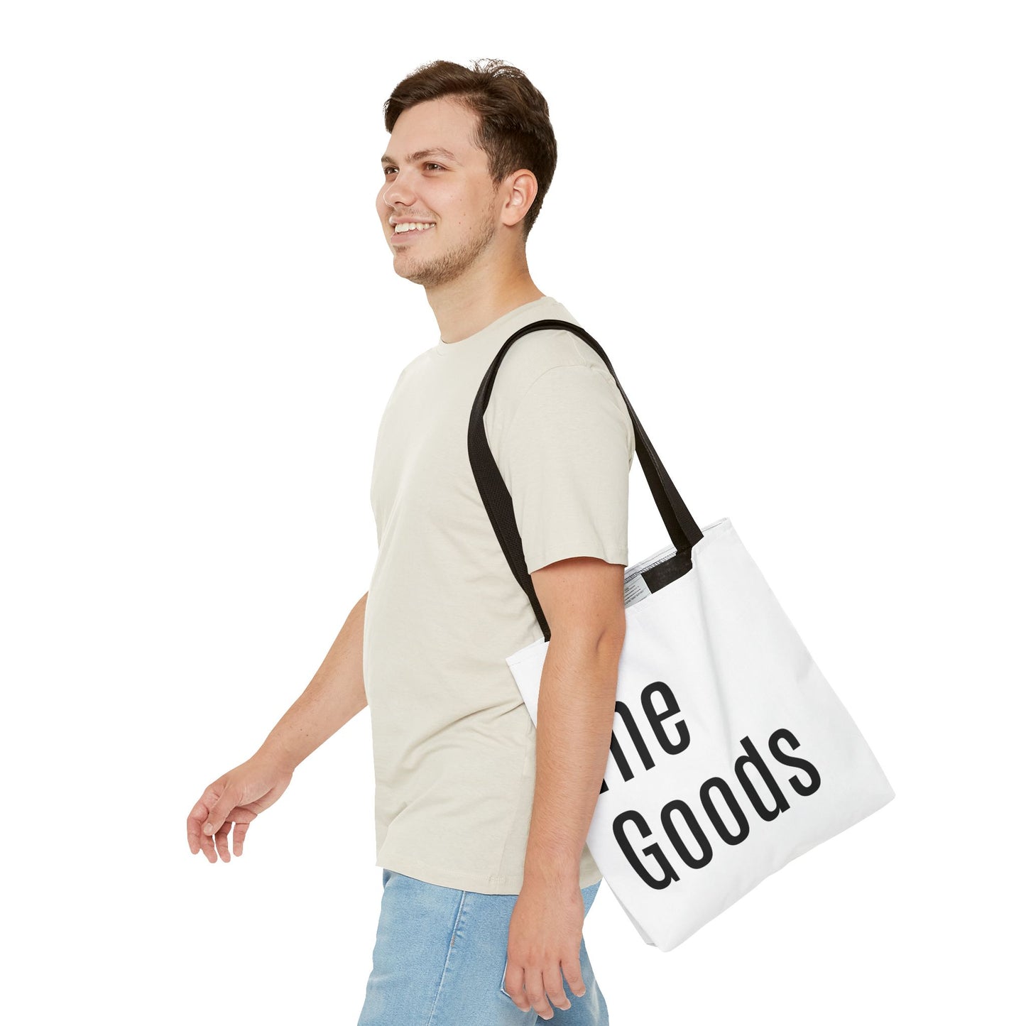 The Goods Versatile Tote Bag (AOP) - White