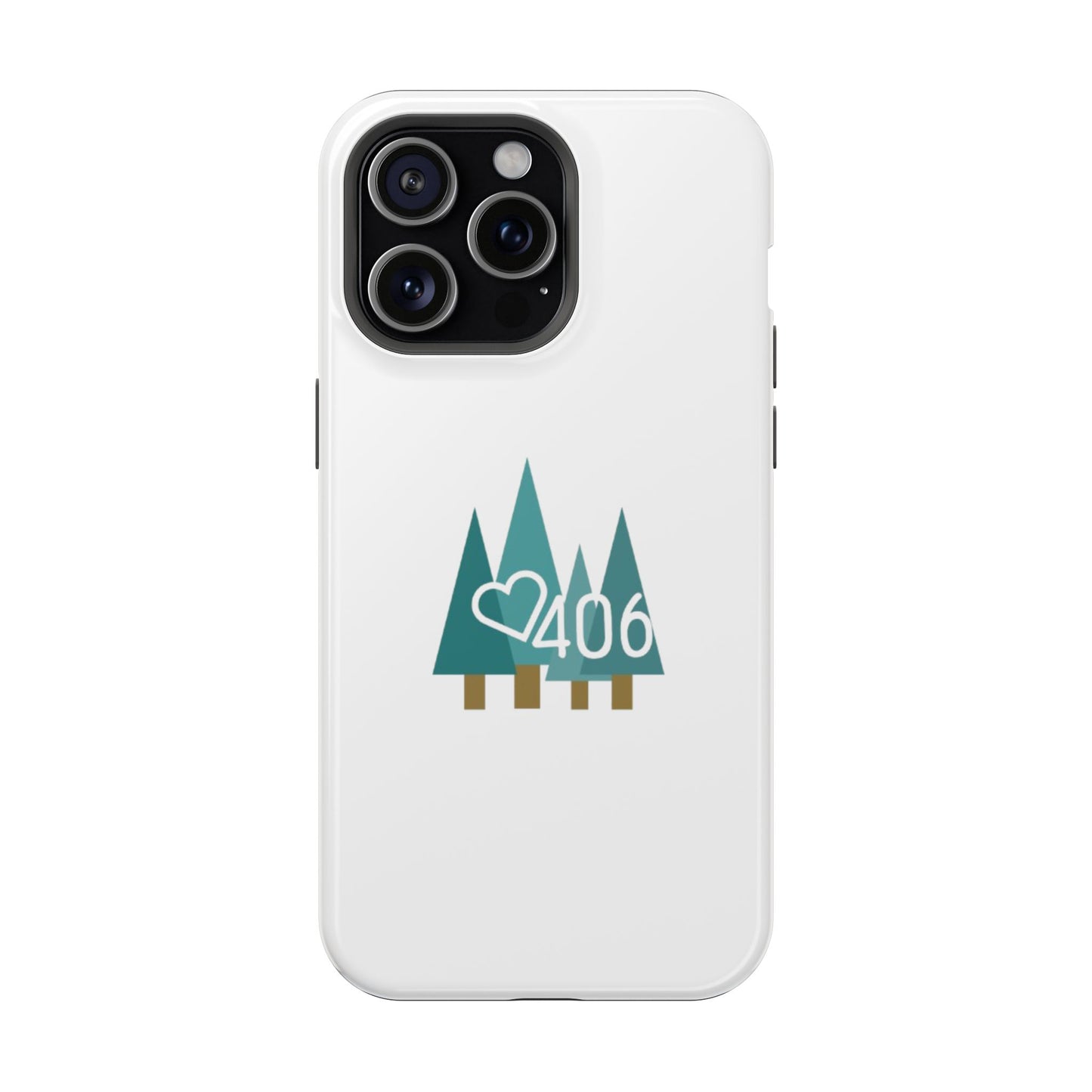 ITS406 Design Phone Case - Magnetic Tough - White Pines