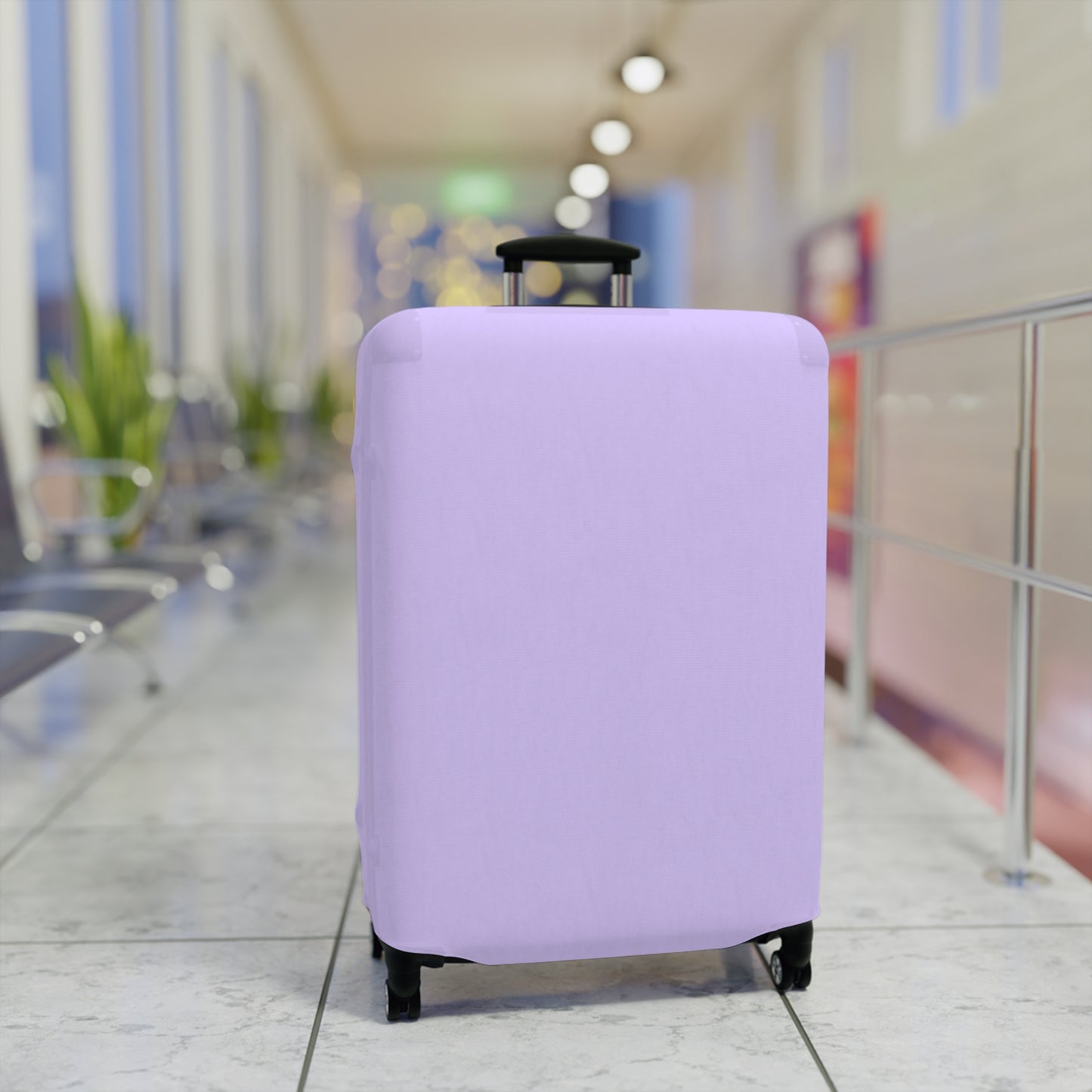 90's Inspired Luggage Cover - Perfectly Purple