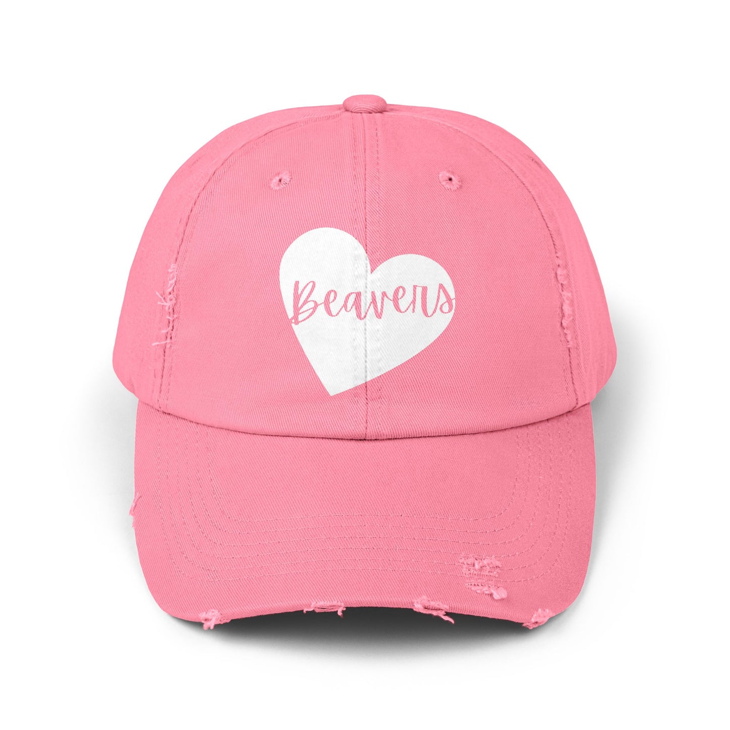 Generic Team Unisex Distressed Cap - Beavers Heart