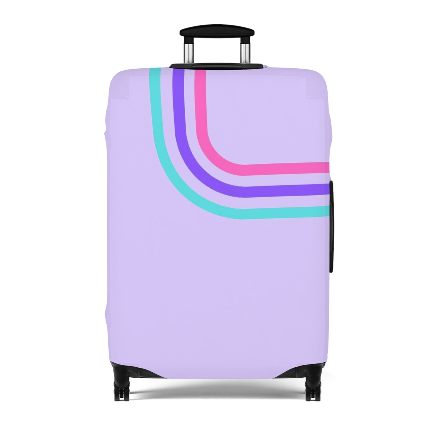 90's Inspired Luggage Cover - Perfectly Multicolor