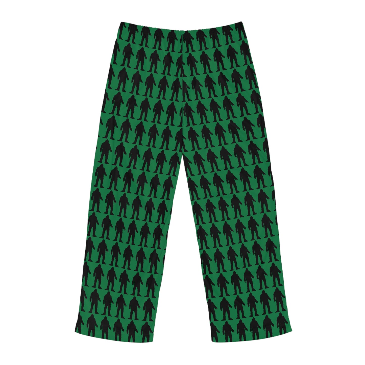 Men's Pajama Pants (AOP) - Bigfoot Silhouette