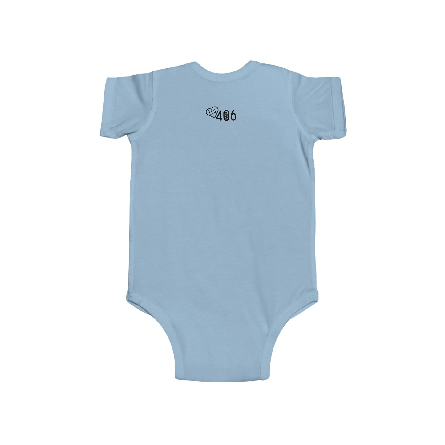 ITS406 Design Baby Fine Jersey Bodysuit - Piggie