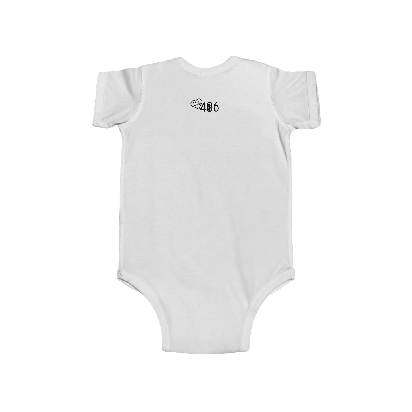 ITS406 Design Baby Fine Jersey Bodysuit - Piggie