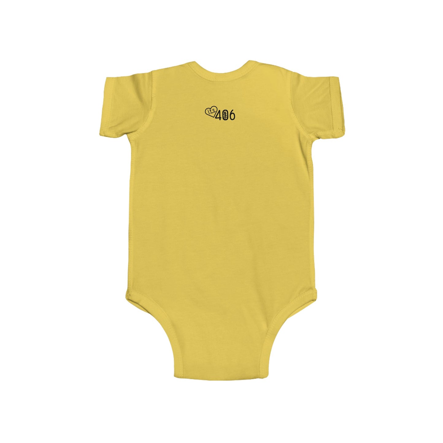 ITS406 Design Baby Fine Jersey Bodysuit - Piggie