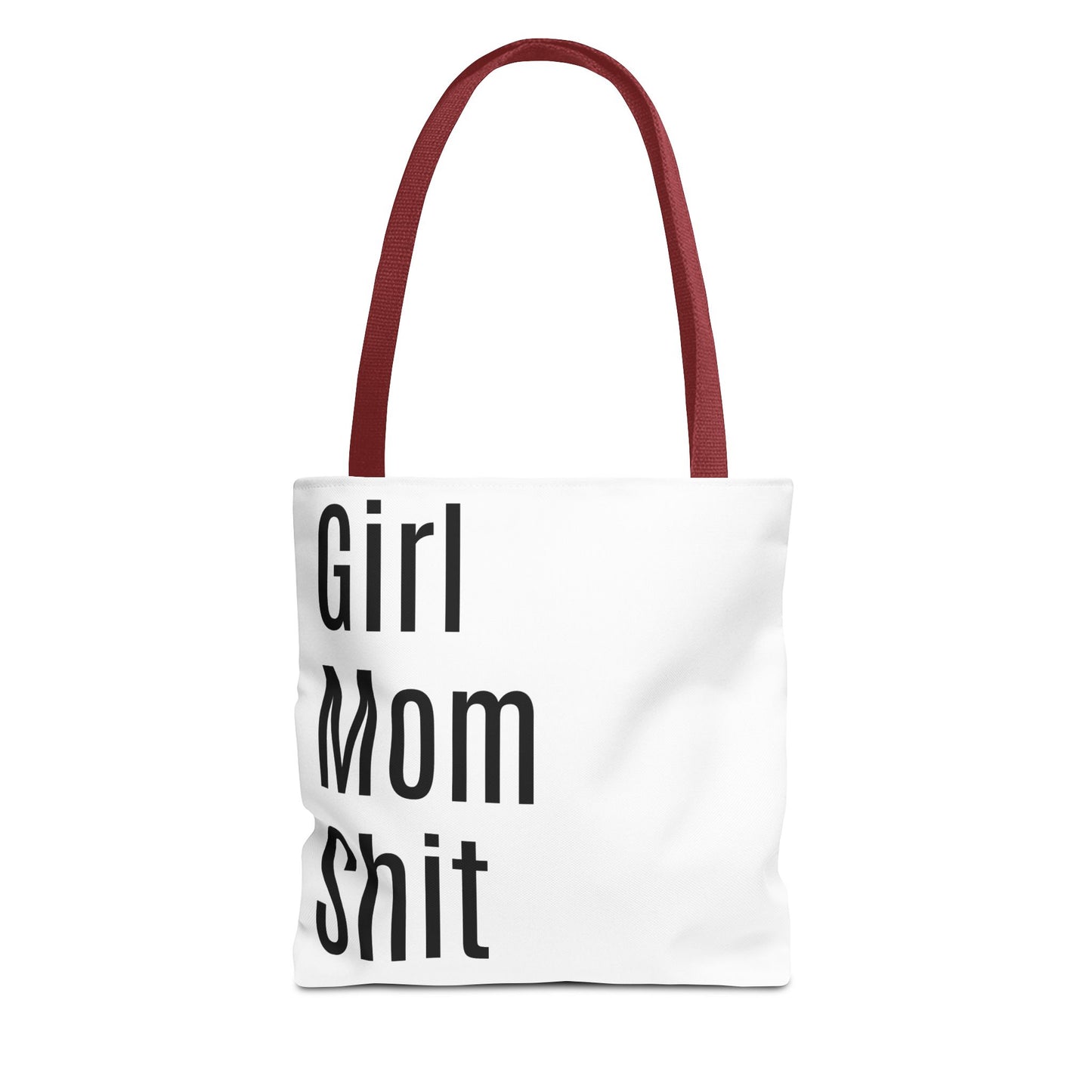 Girl Mom Versatile Tote Bag (AOP) - White