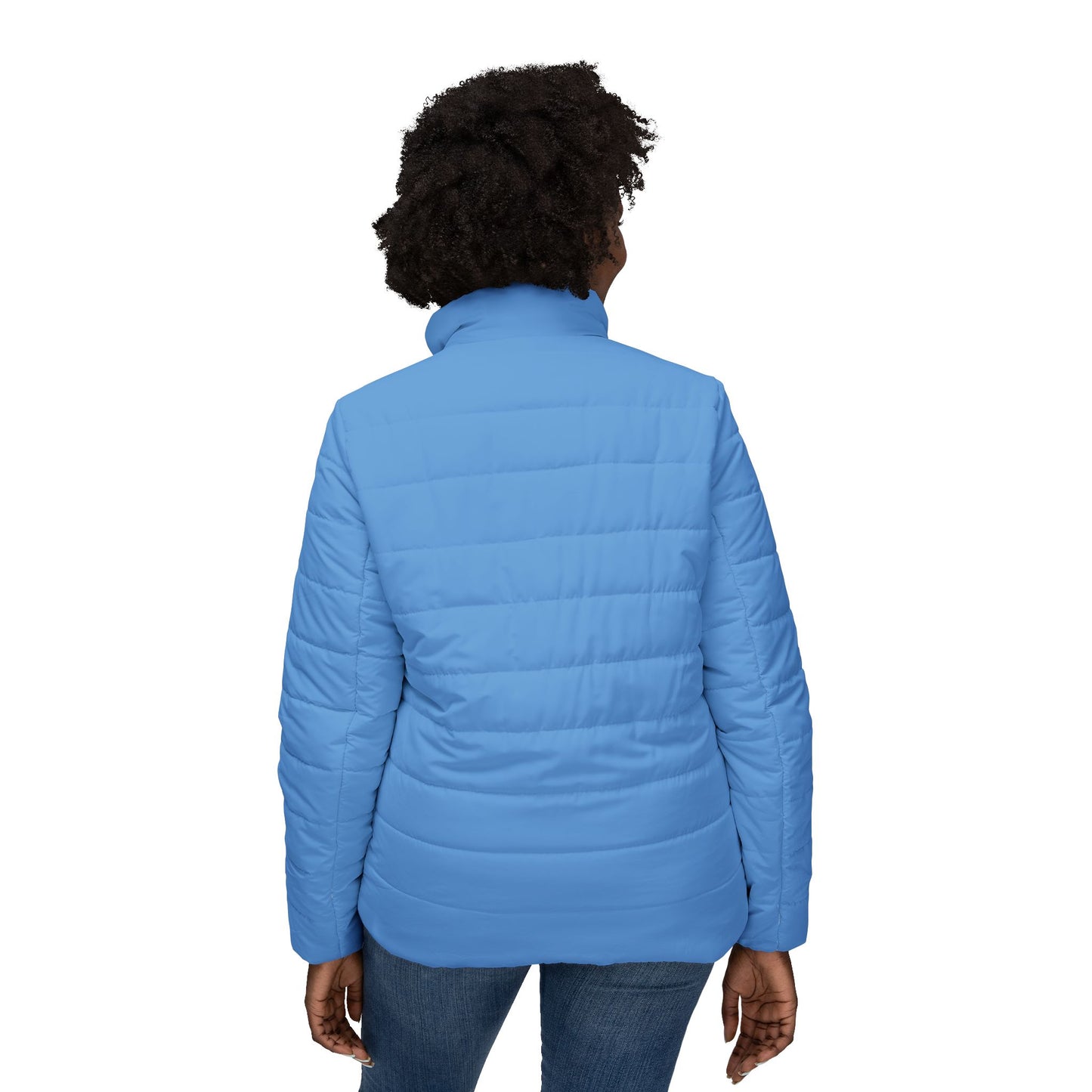 406 Women's Big Sky Blue Puffer Jacket - ITS406 Bear