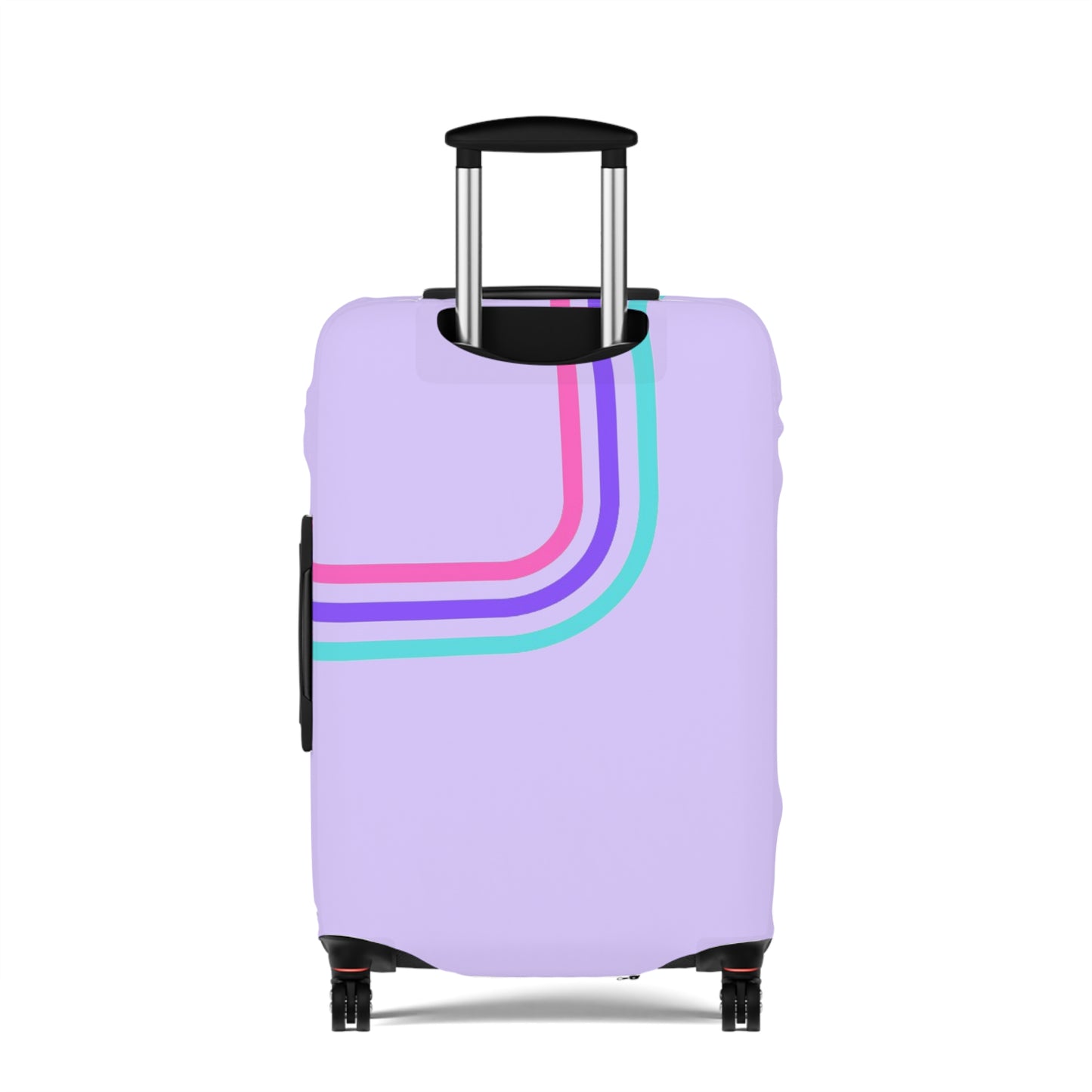 90's Inspired Luggage Cover - Perfectly Multicolor